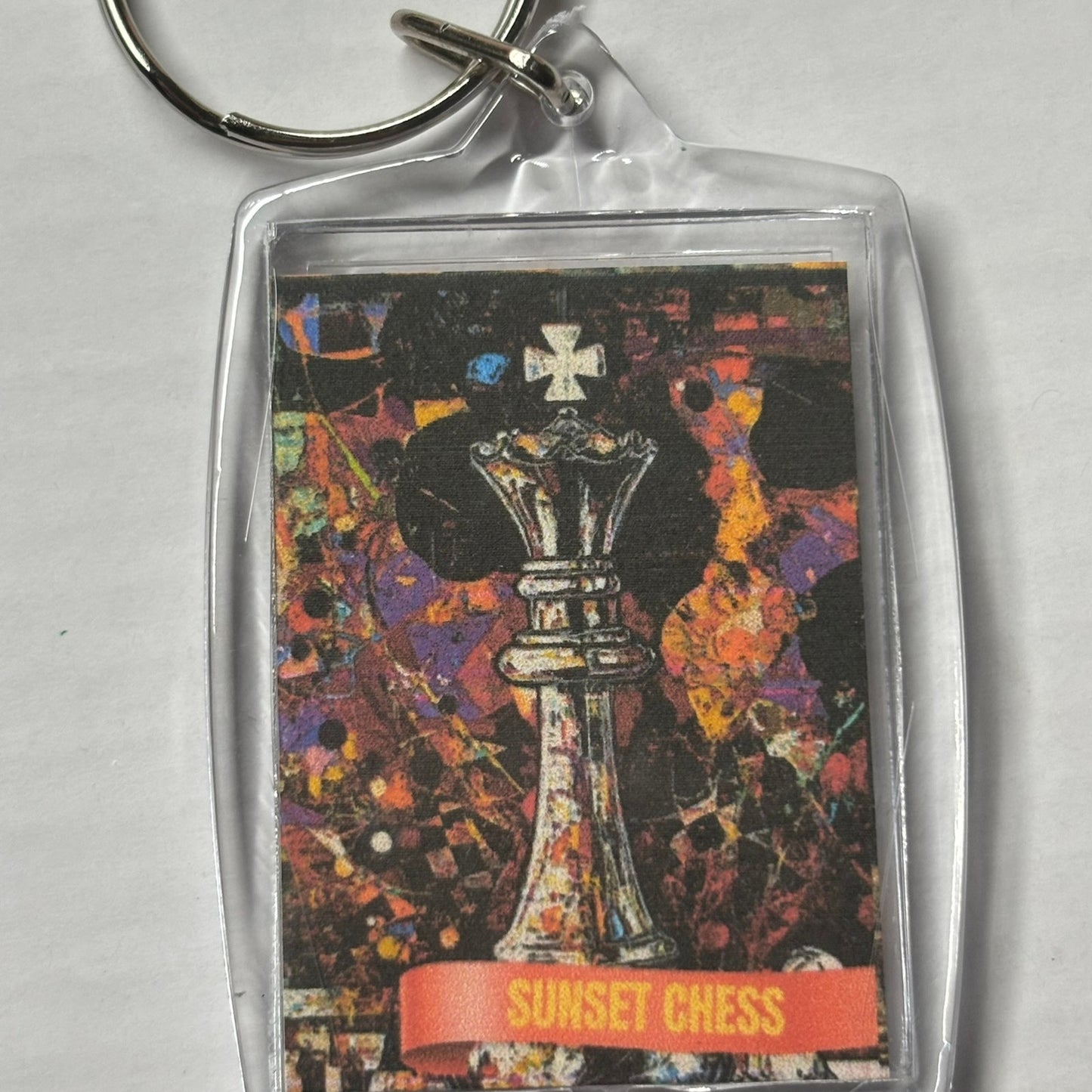 Precious King - Chess  Photo Keychain
