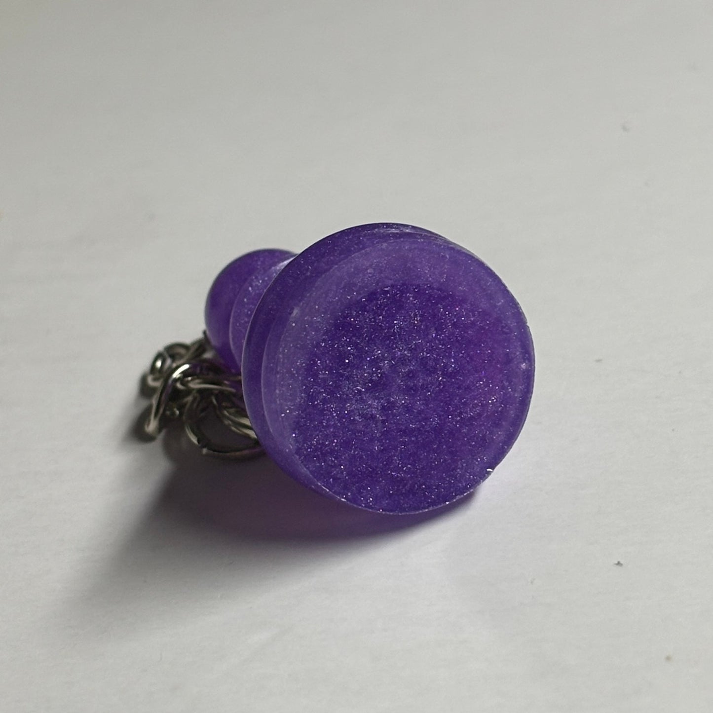 Purple Pawn - Handmade Resin Keychain