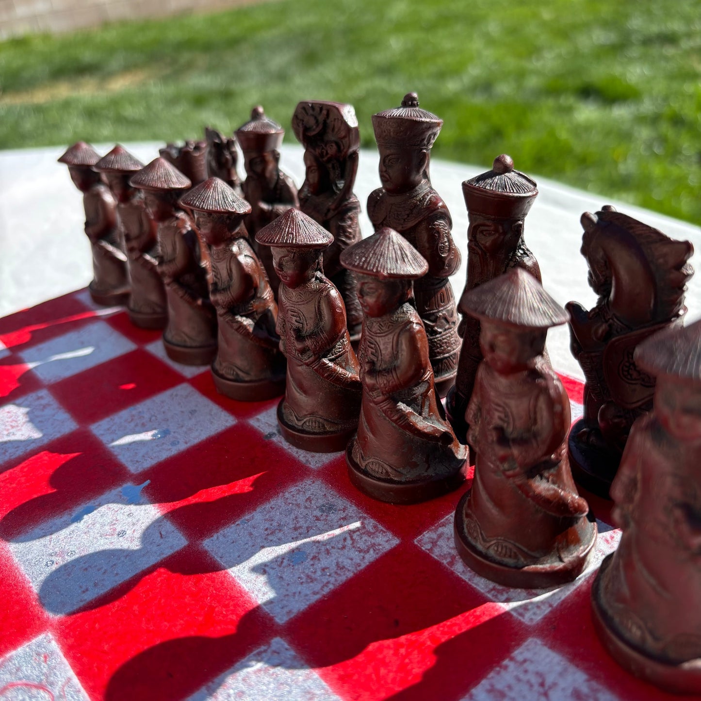 Candy Red - Chinese Edition Chess Set