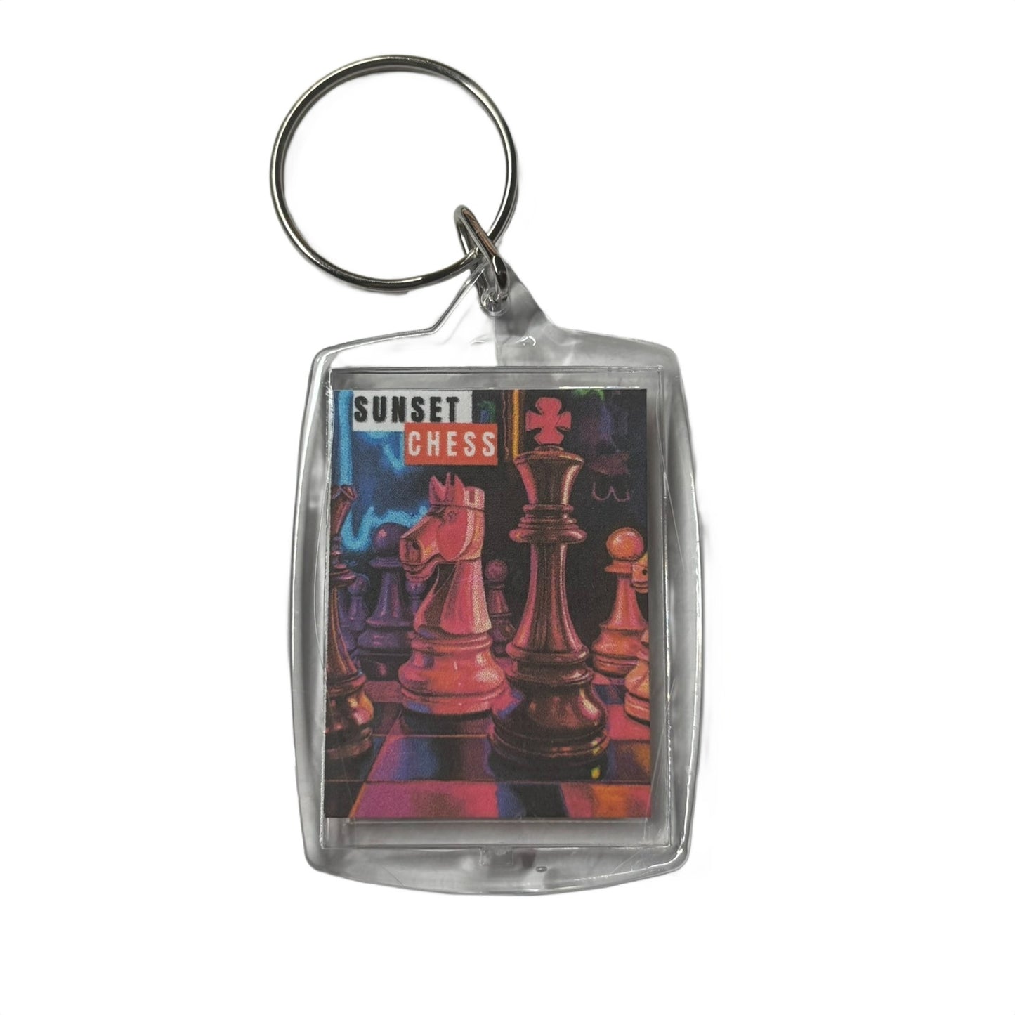 Night Out - Chess  Photo Keychain