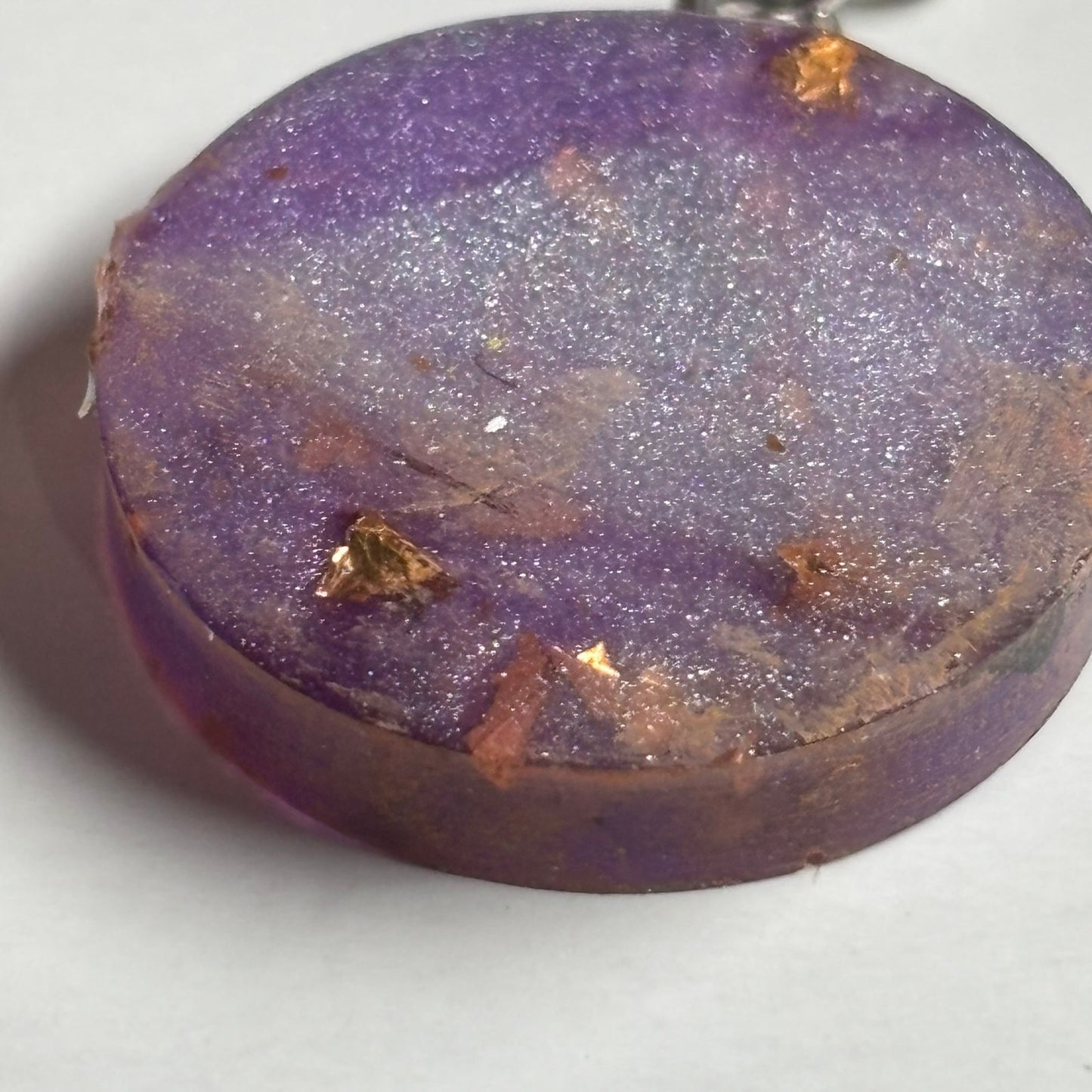 Purple Royal Pawn - Handmade Resin Keychain - Flat Edition
