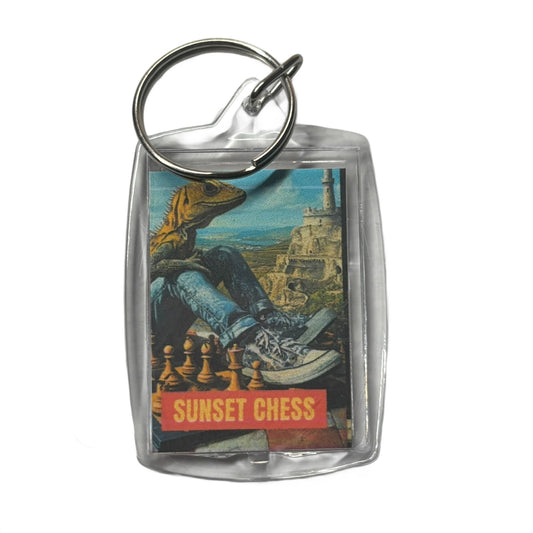 Chill Dragon - Chess  Photo Keychain