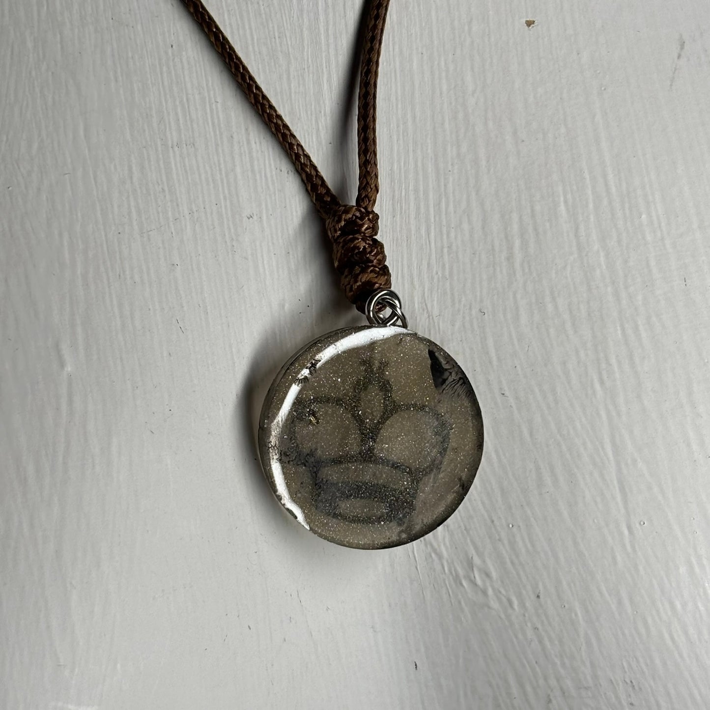 Classic King - Handmade Resin Chess Necklace