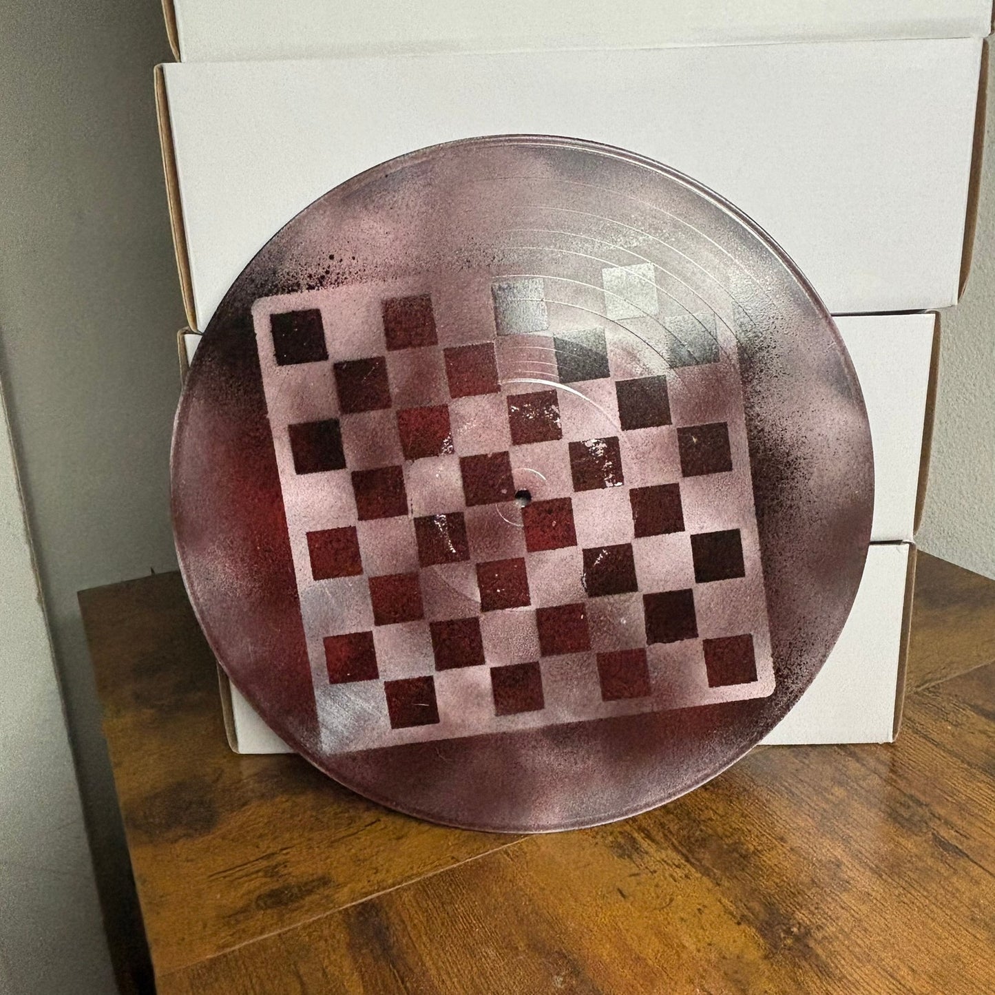 Rustic Brown - Vinyl Chess Board