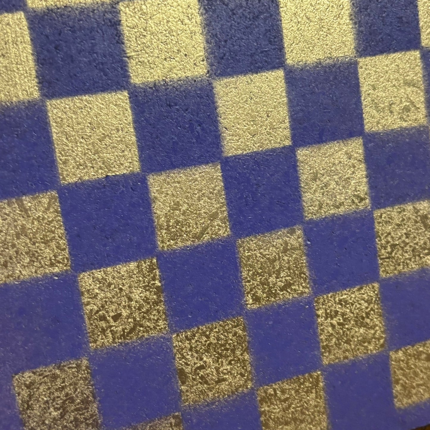 Purple Golden Hue - Painted Double Sided Chess Board