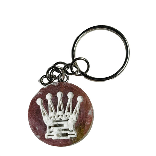 Smooth Brown Queen - Handmade Resin Keychain