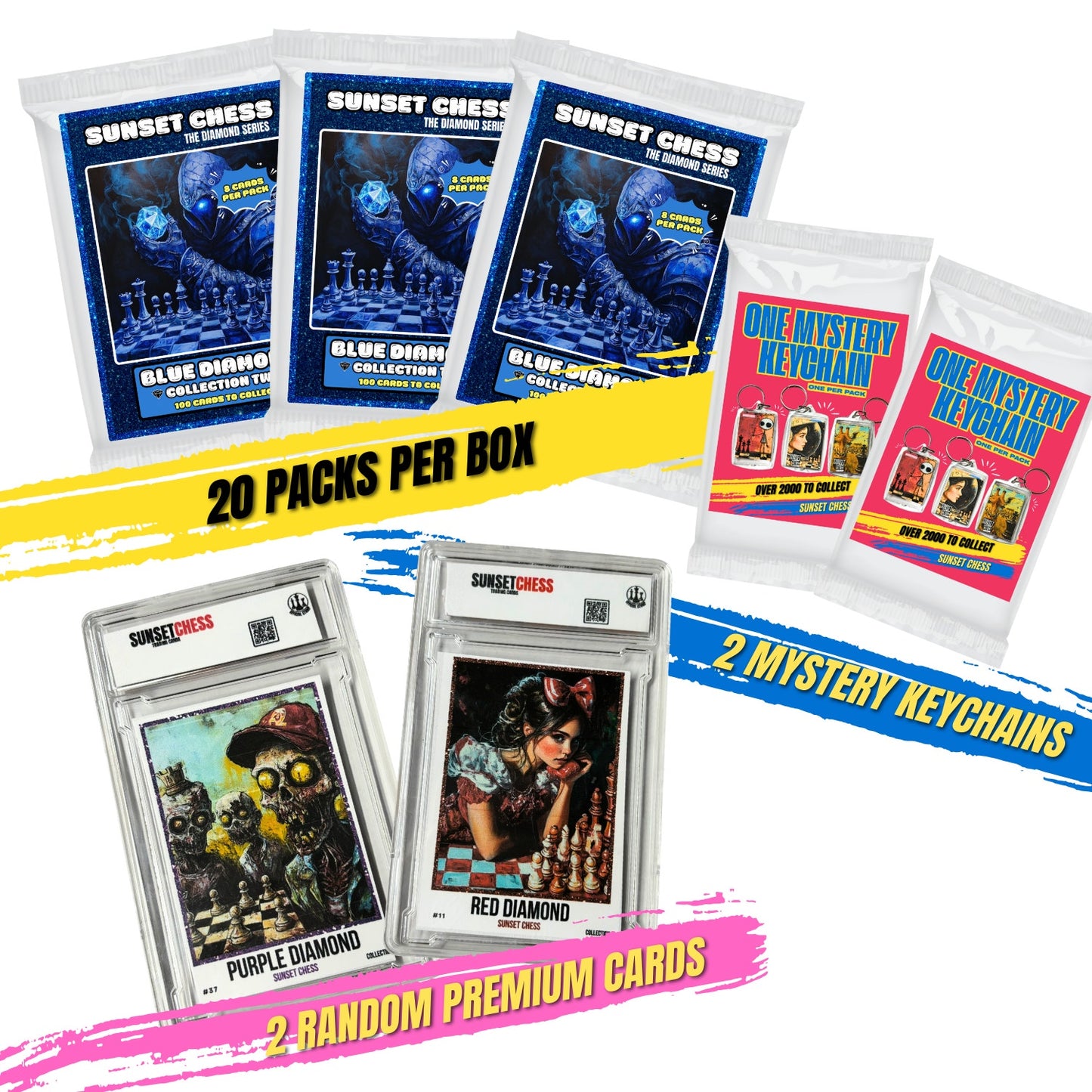 Blue Diamond Part 2 - Jumbo Box Pack - Chess Trading Cards