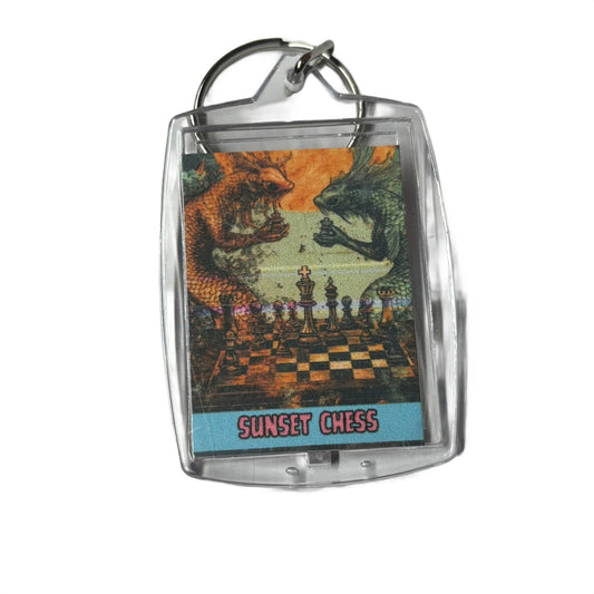 Chinese Fish - Chess  Photo Keychain