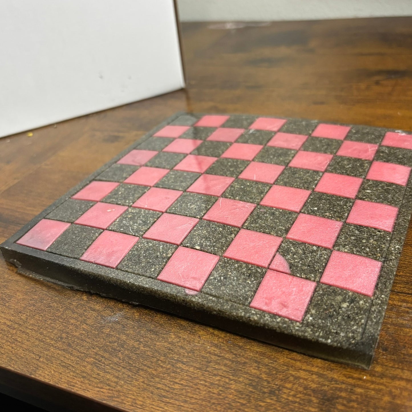 Rock Pink - Resin Chess Board