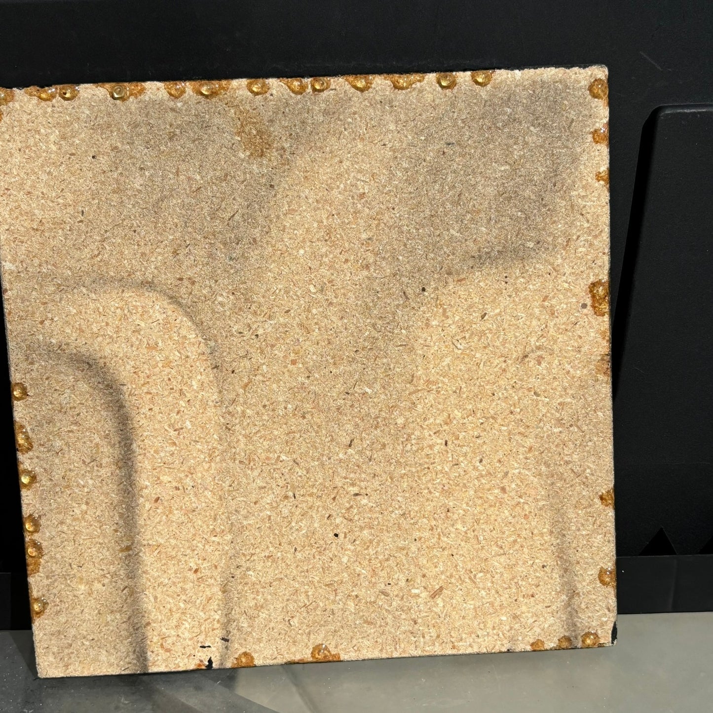 Rustic Orange - Resin Coated Chess Board