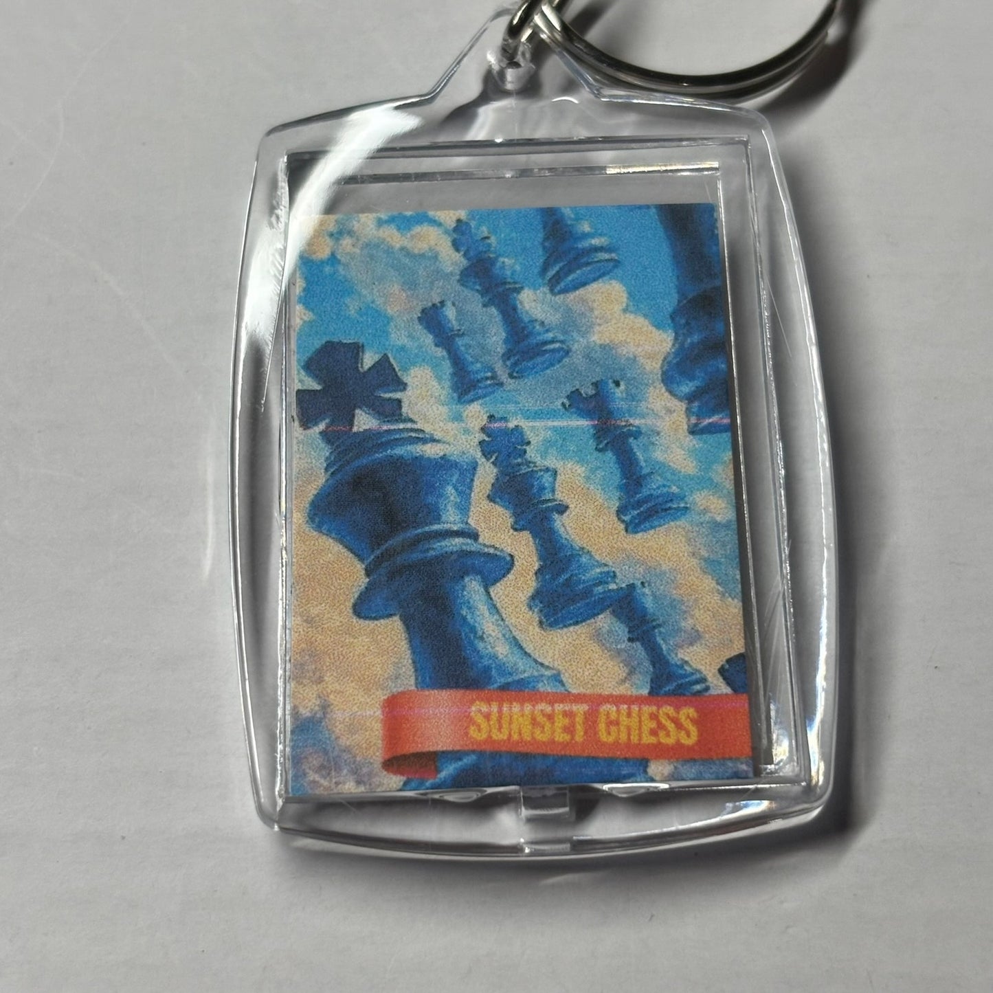 Sky Chess - Chess  Photo Keychain
