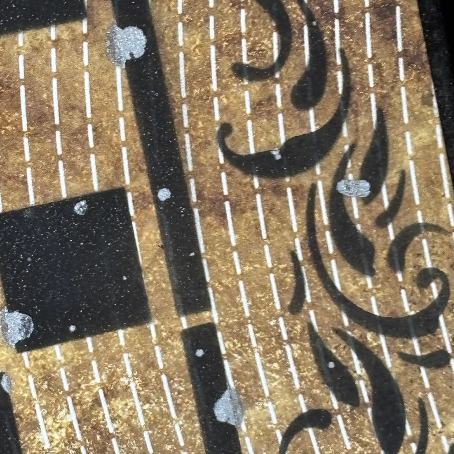 Vintage Brown - Scrapbook Chess Board