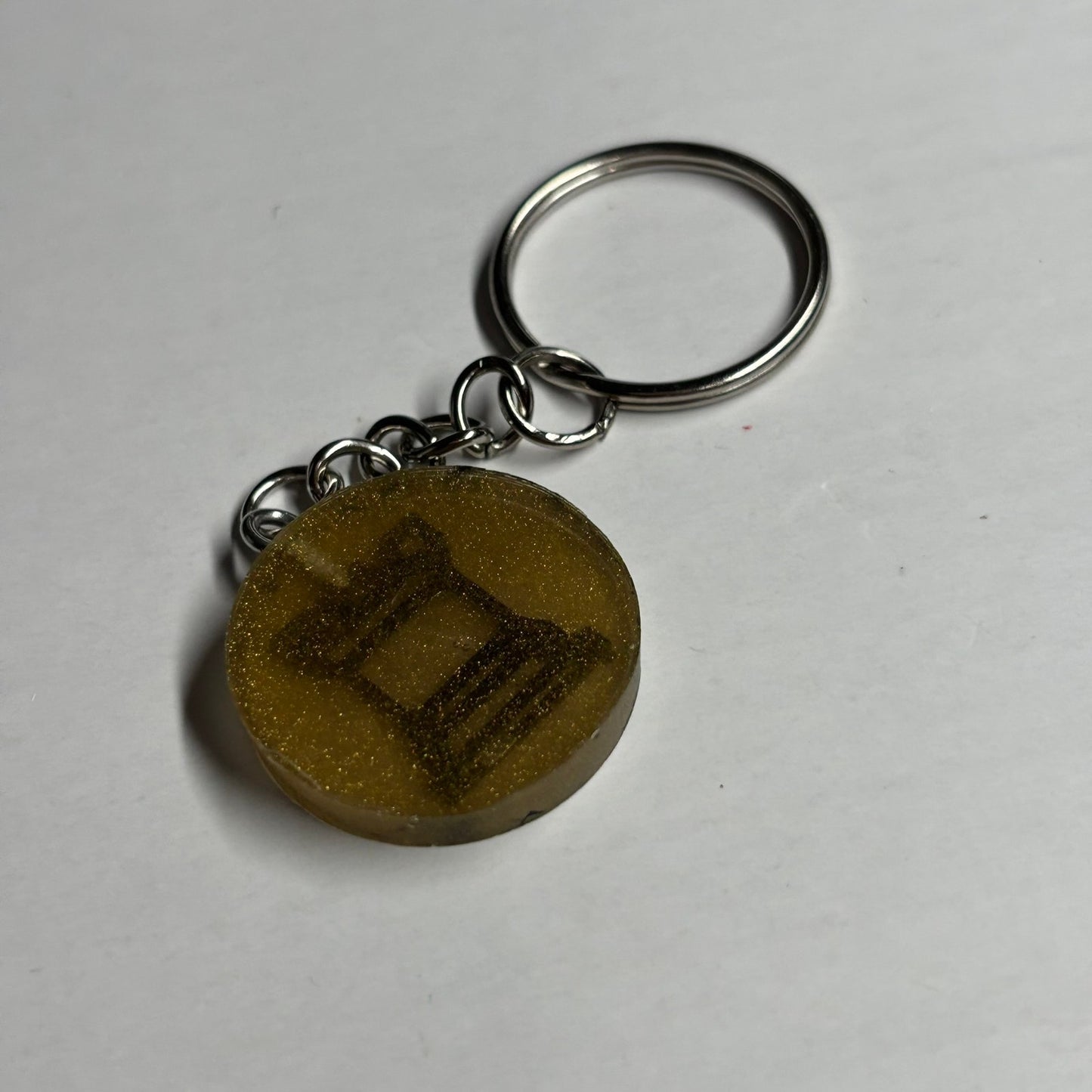 Old School Rook - Handmade Resin Keychain