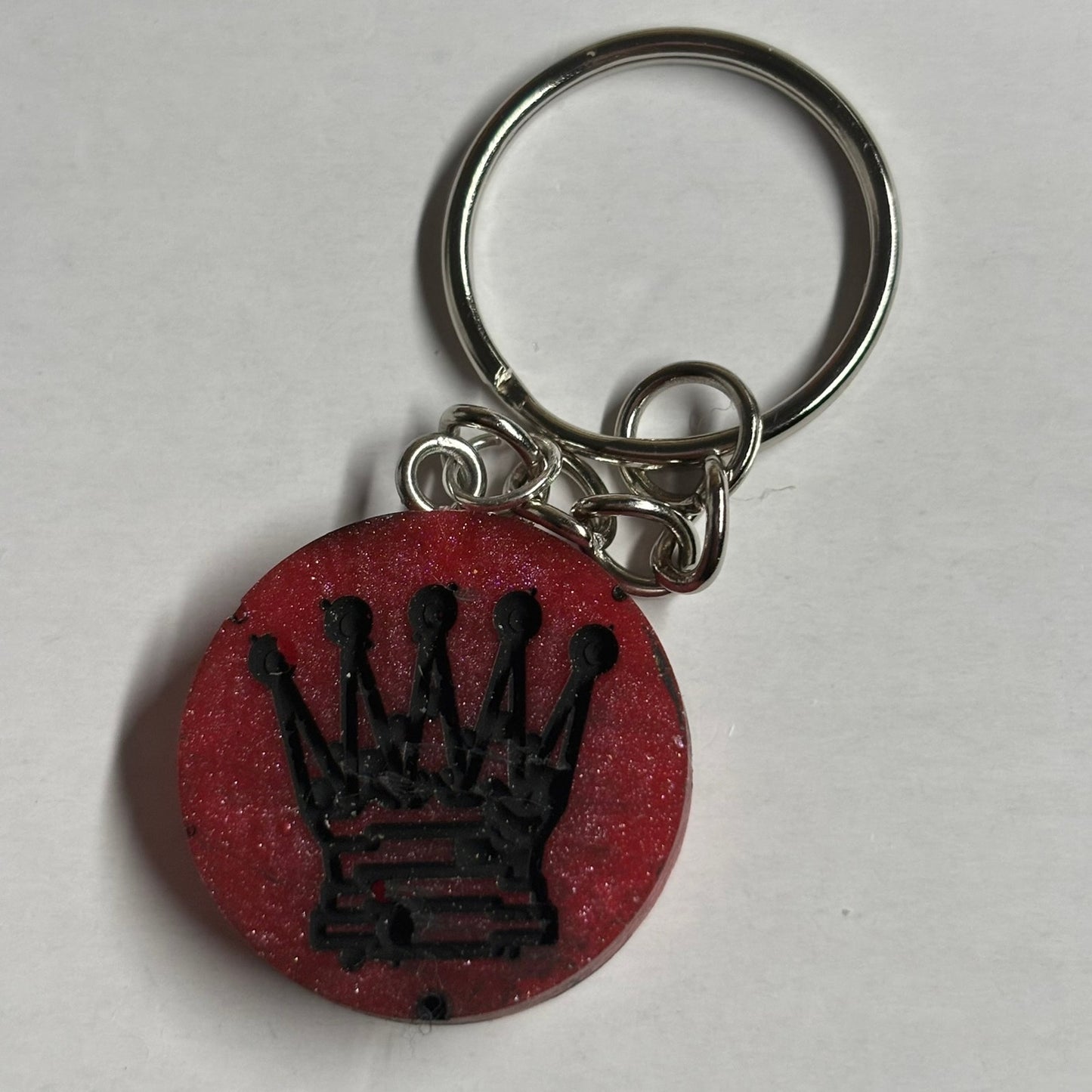 Red Dark Queen - Handmade Resin Keychain