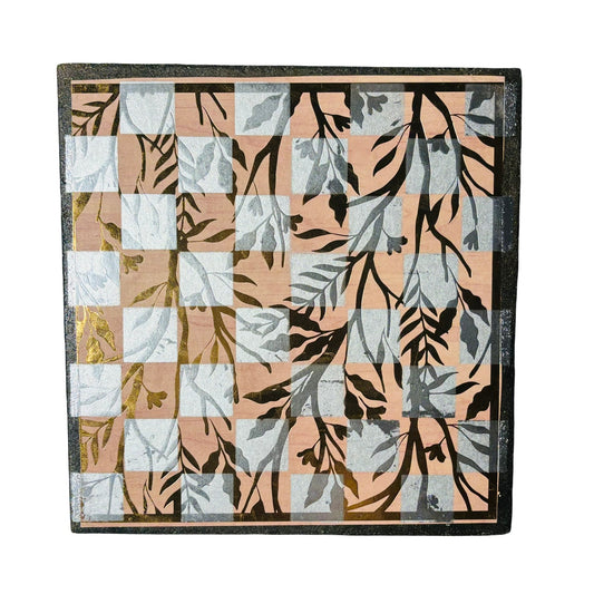 Vintage Golden Chrome - Scrapbook Chess Board