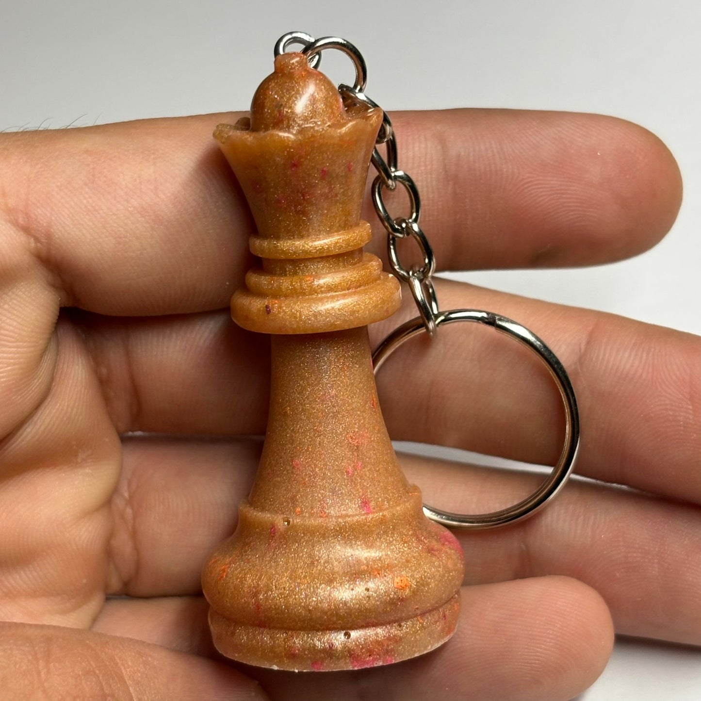 Cream Orange Queen - Handmade Resin Keychain