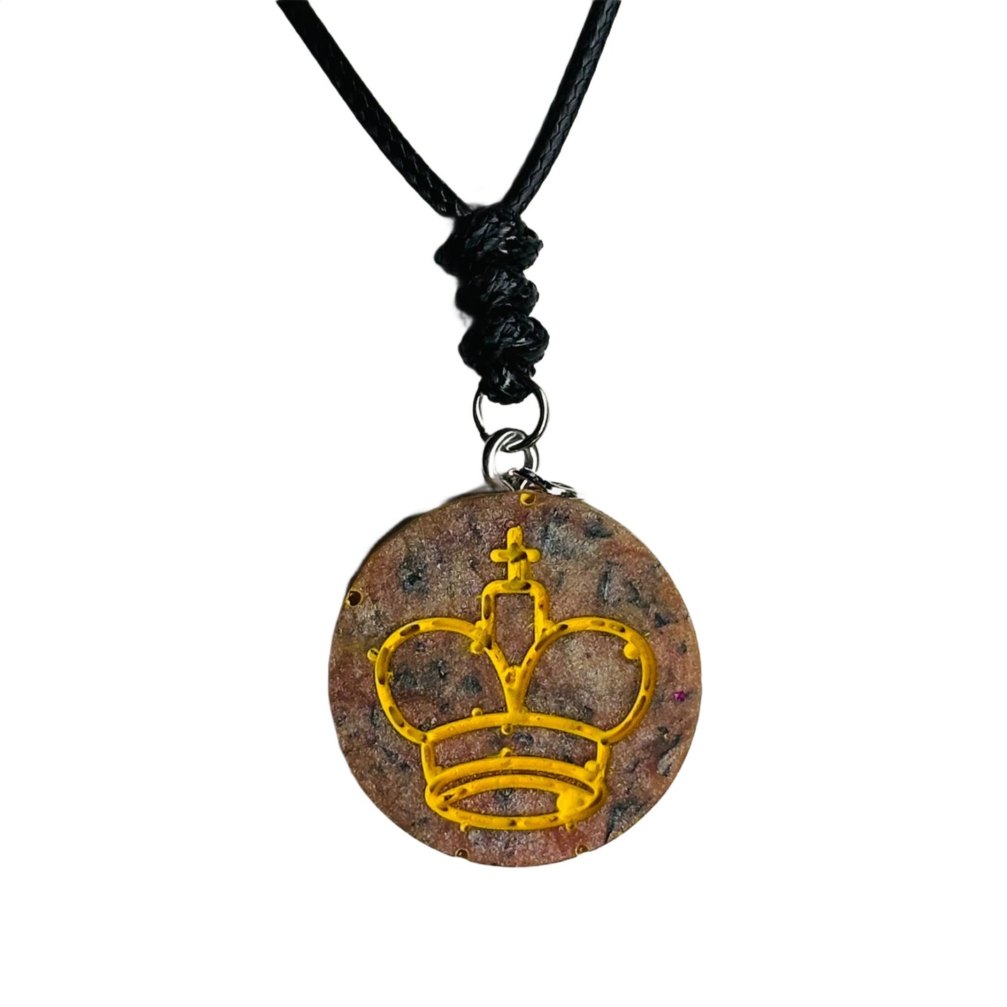 Luxury King - Handmade Resin Chess Necklace