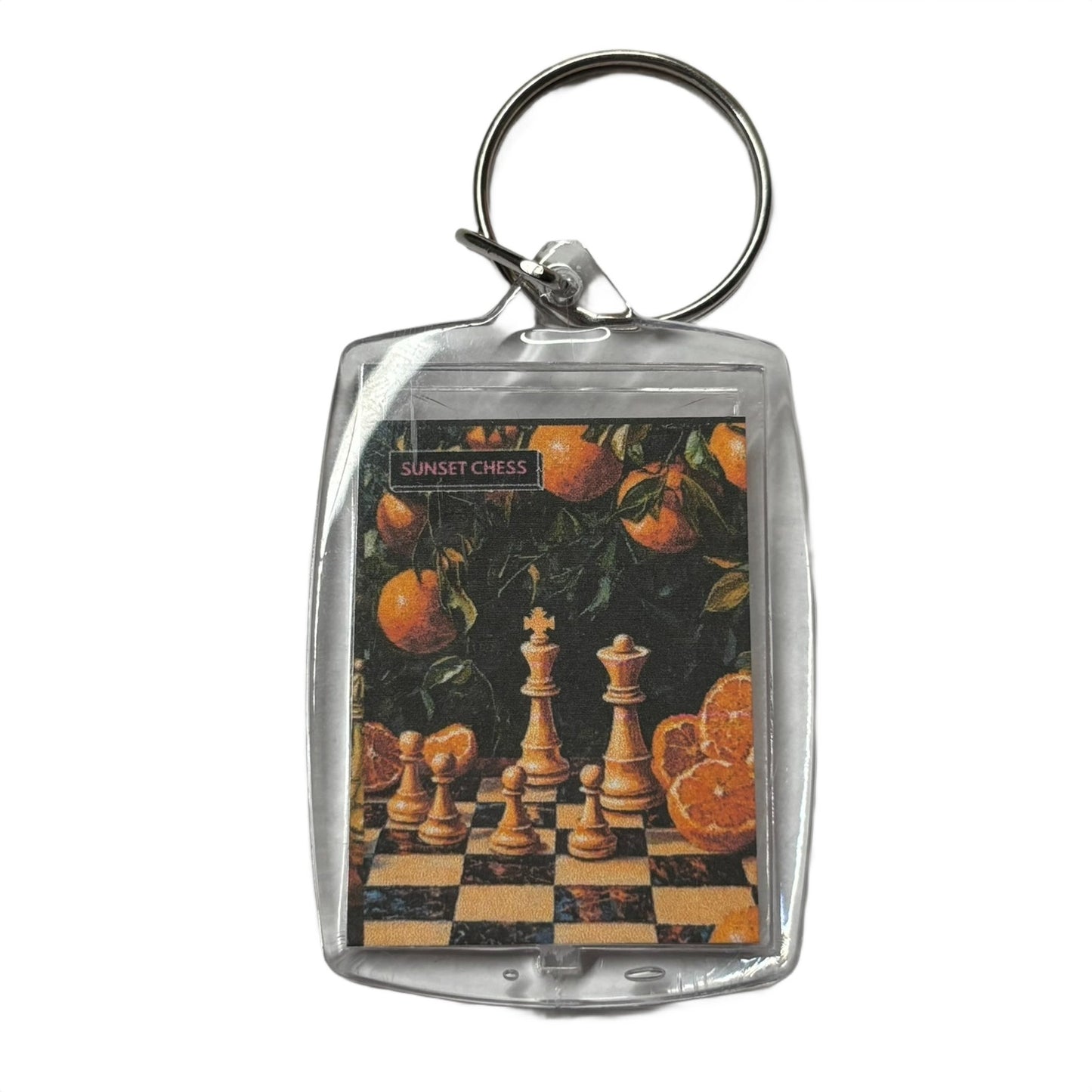Hanging Oranges - Chess  Photo Keychain