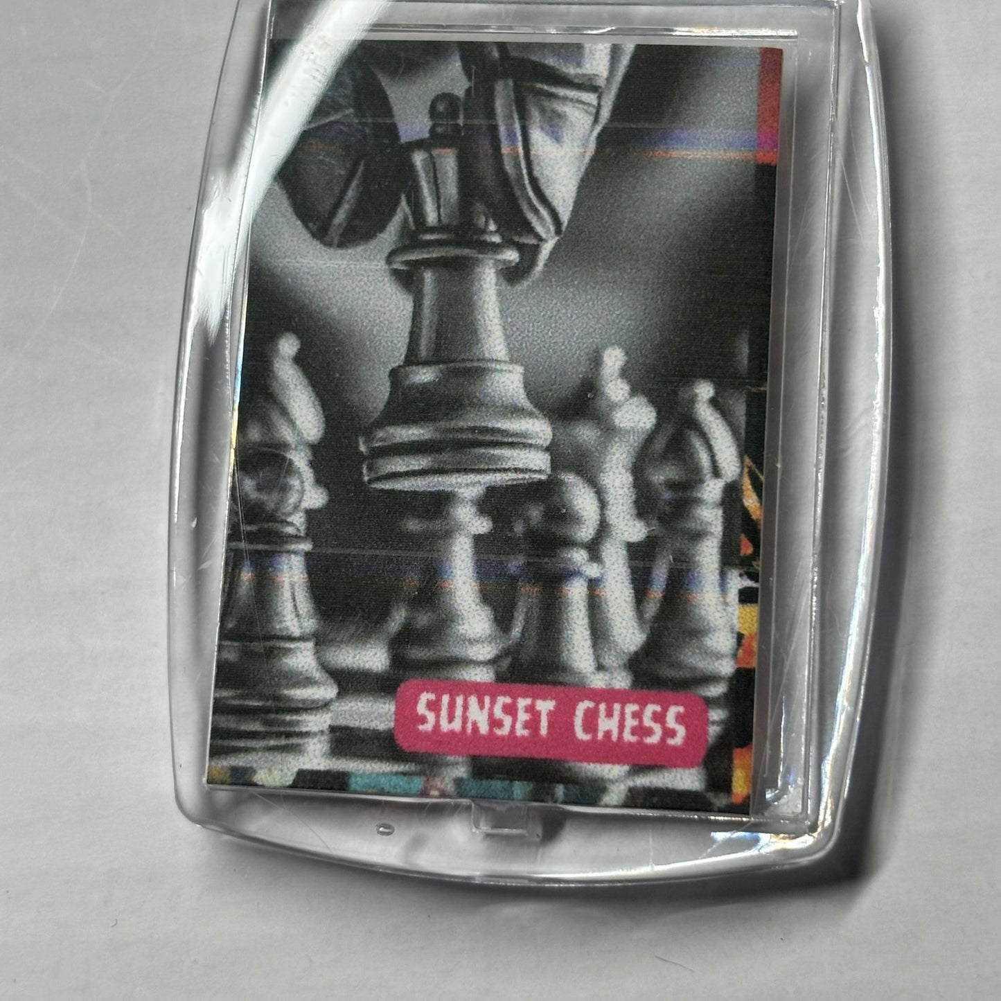 Chrome Collection - Chess  Photo Keychain