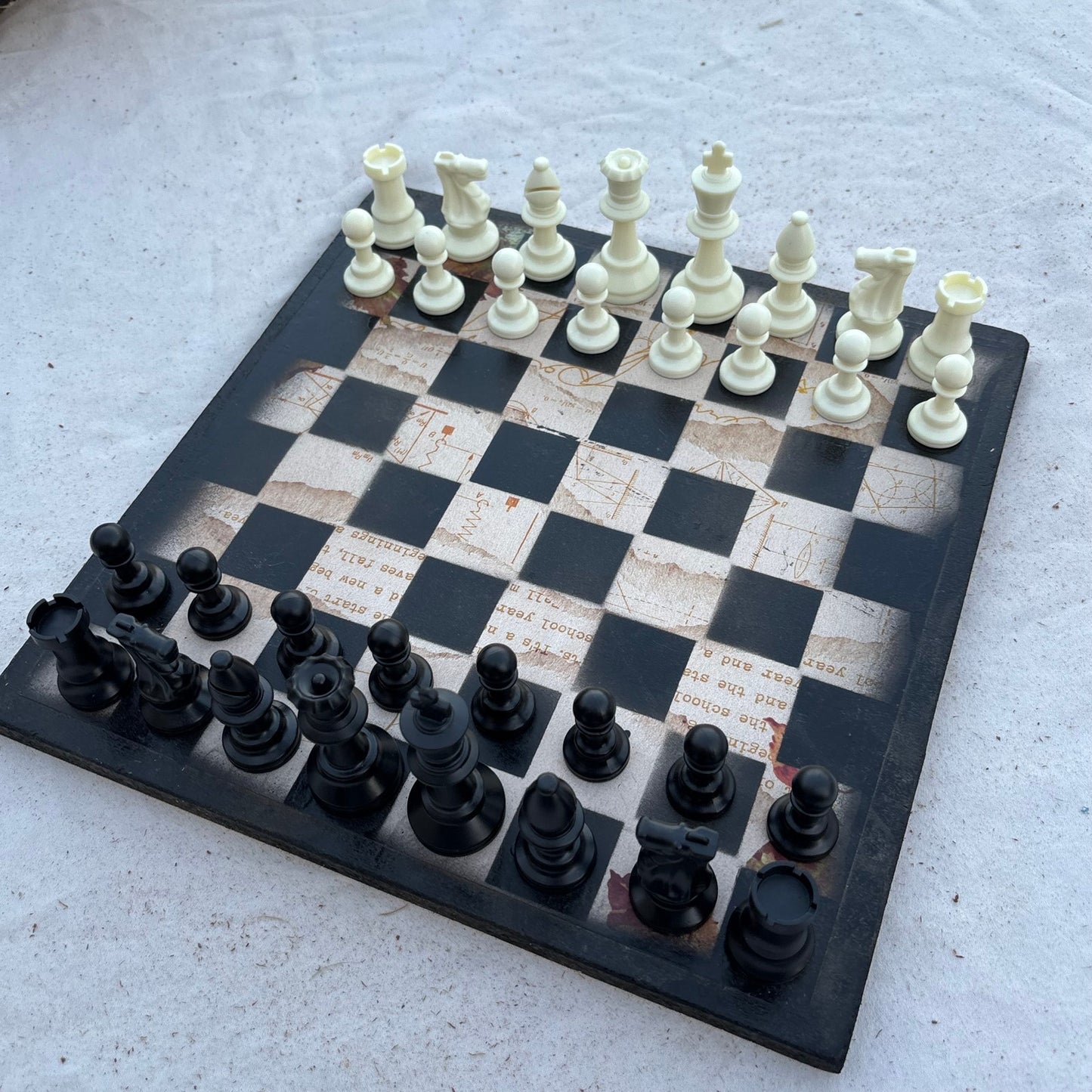 Mystic Writings - Scrapbook Chess Set