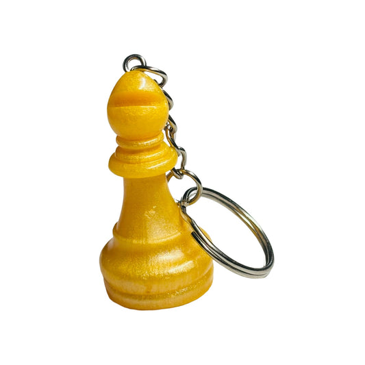 Yellow Bishop - Handmade Resin Keychain