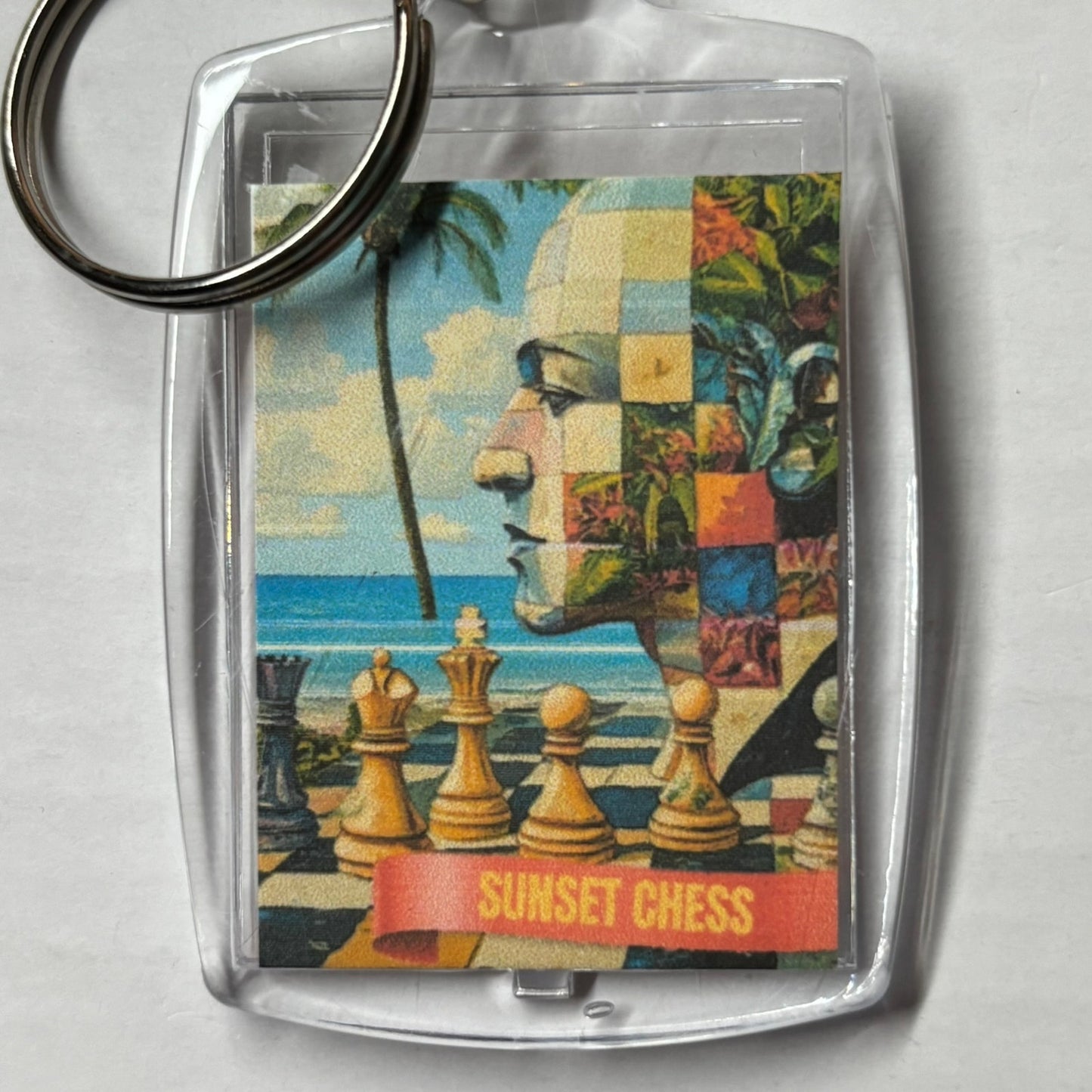 Tropics - Chess  Photo Keychain