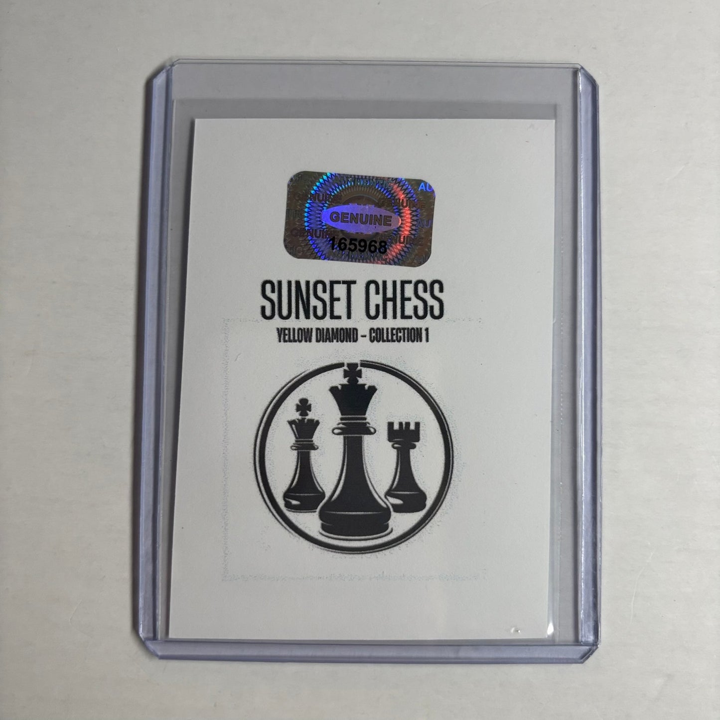 Yellow Diamond Collection 1 - Trading Card