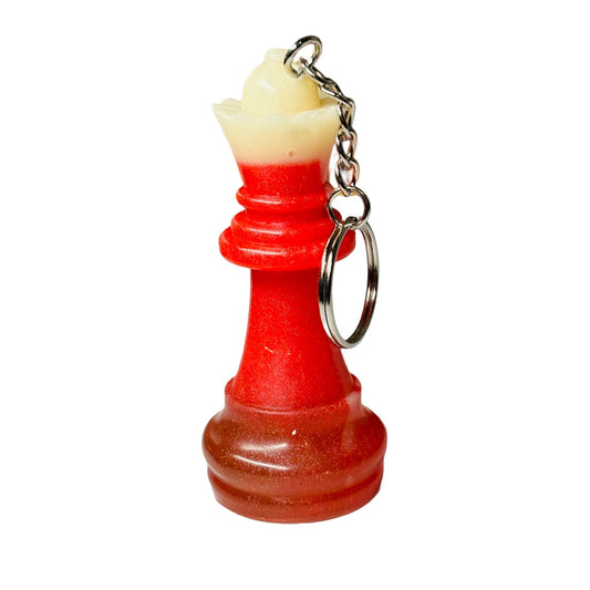 Snow Top Queen - Handmade Resin Keychain - Large Edition