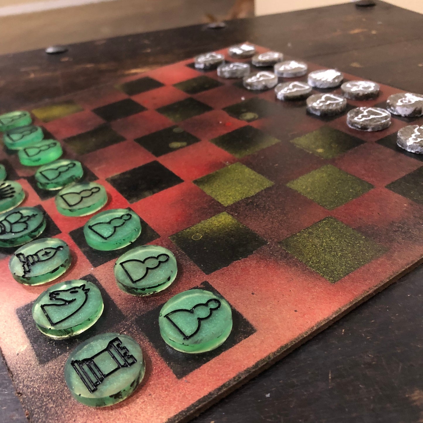 Toxic War - Painted Chess Set