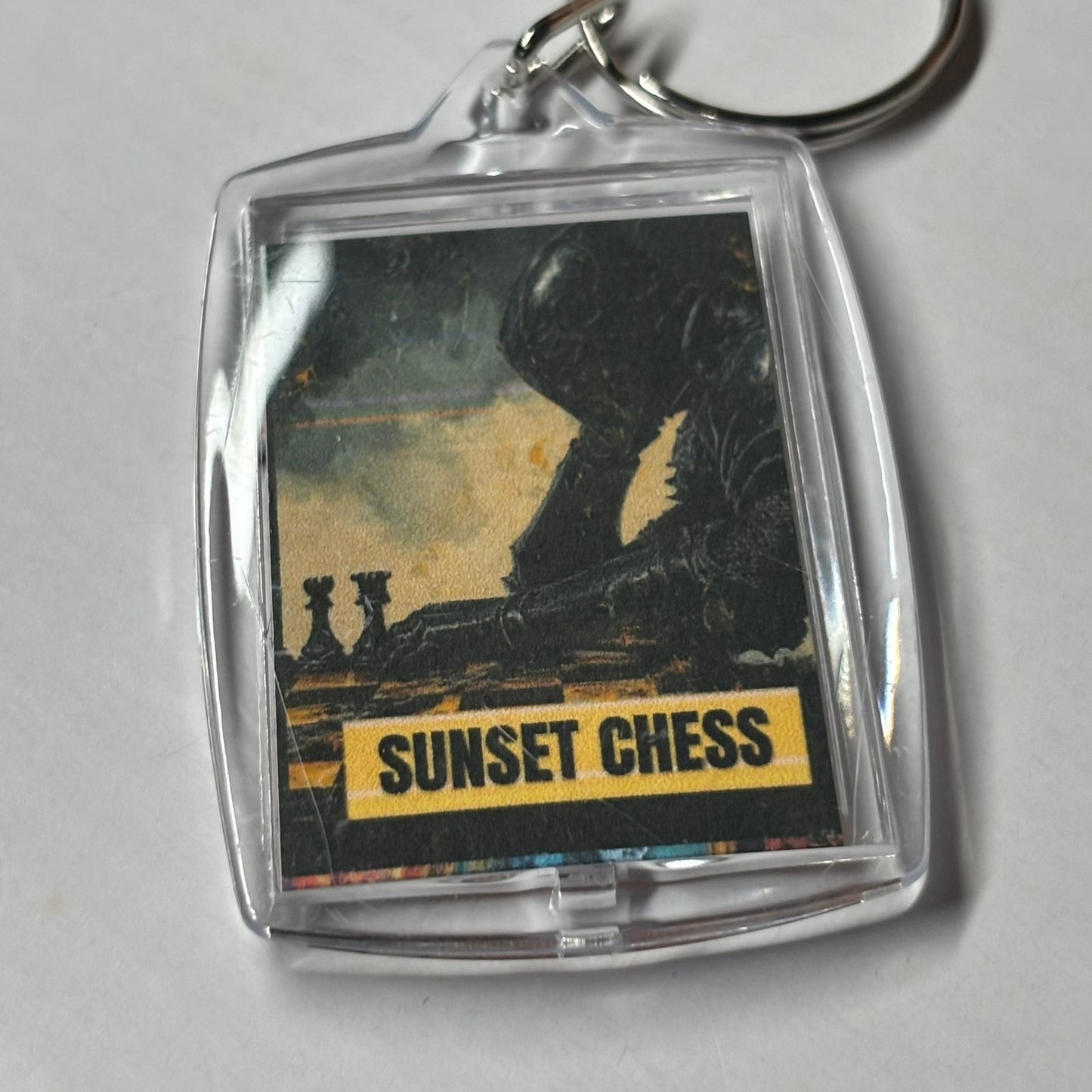 The Dark - Chess  Photo Keychain