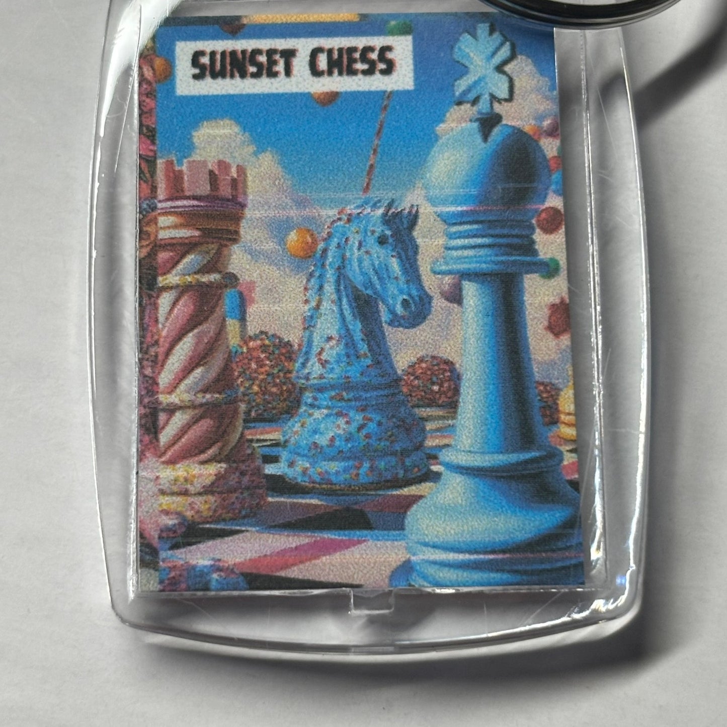 Candy Chess - Chess  Photo Keychain