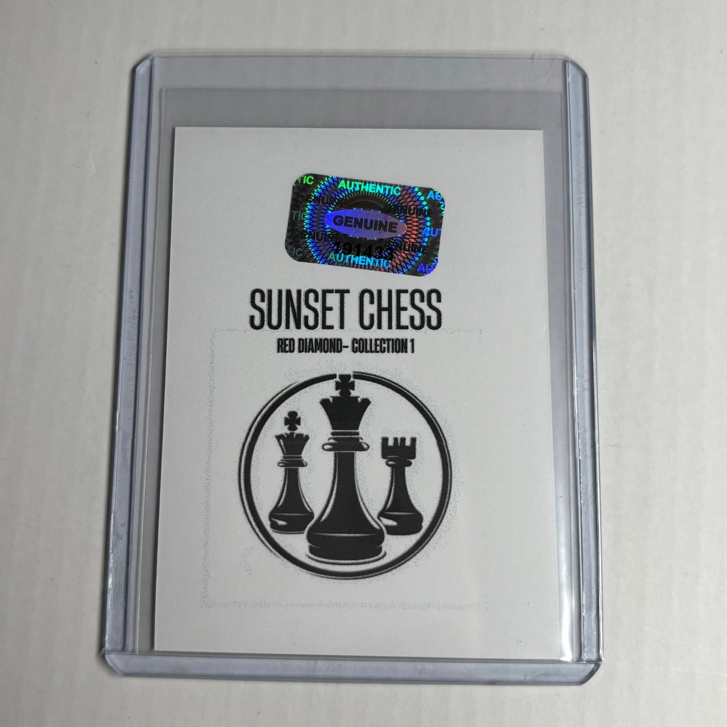 Red Diamond Collection 1 Card Cover - Scrapbook Trading Card