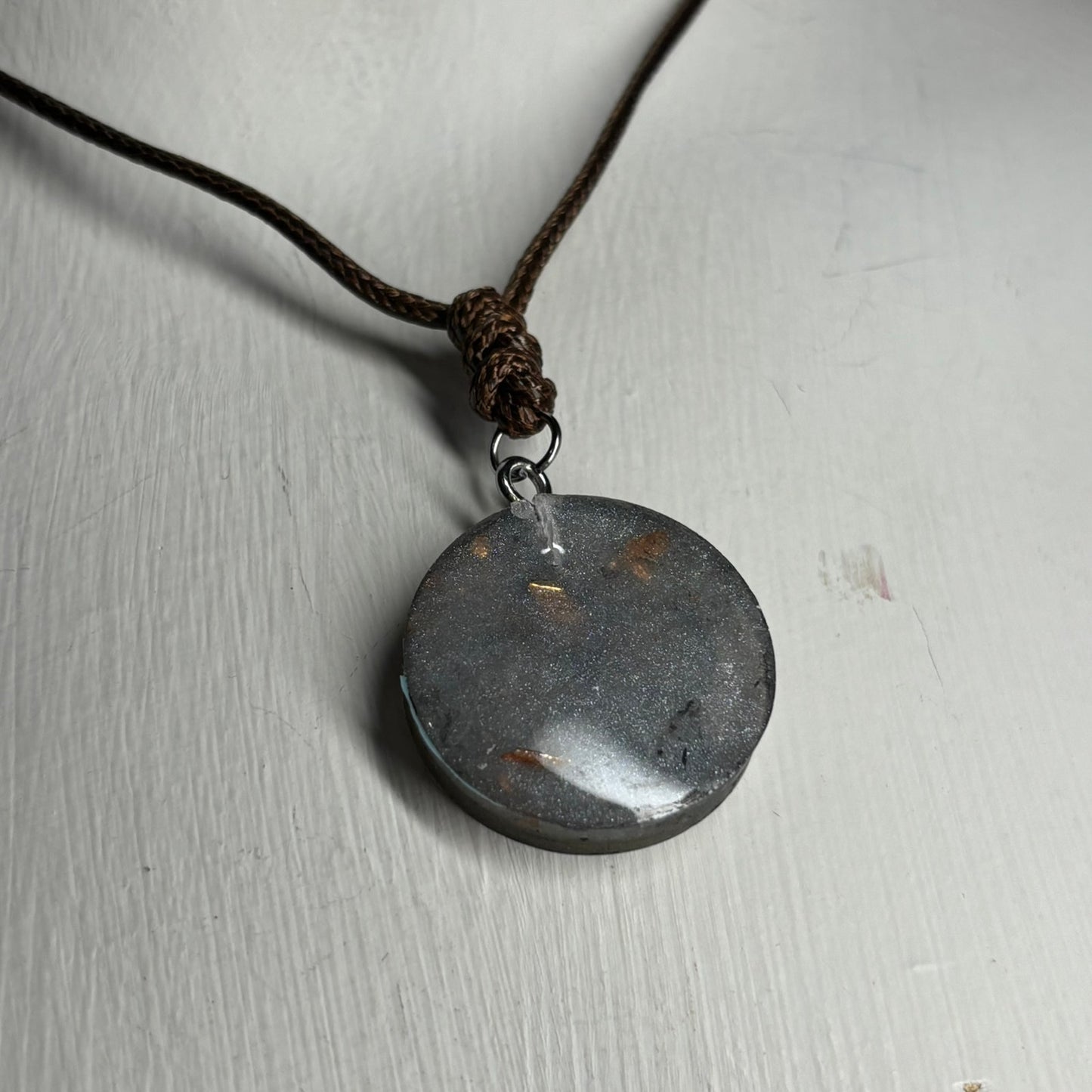 Royal Green King - Handmade Resin Chess Necklace