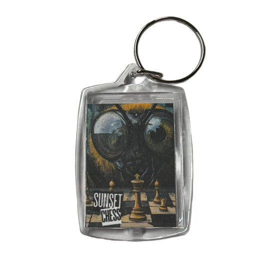 Bee Face - Chess  Photo Keychain