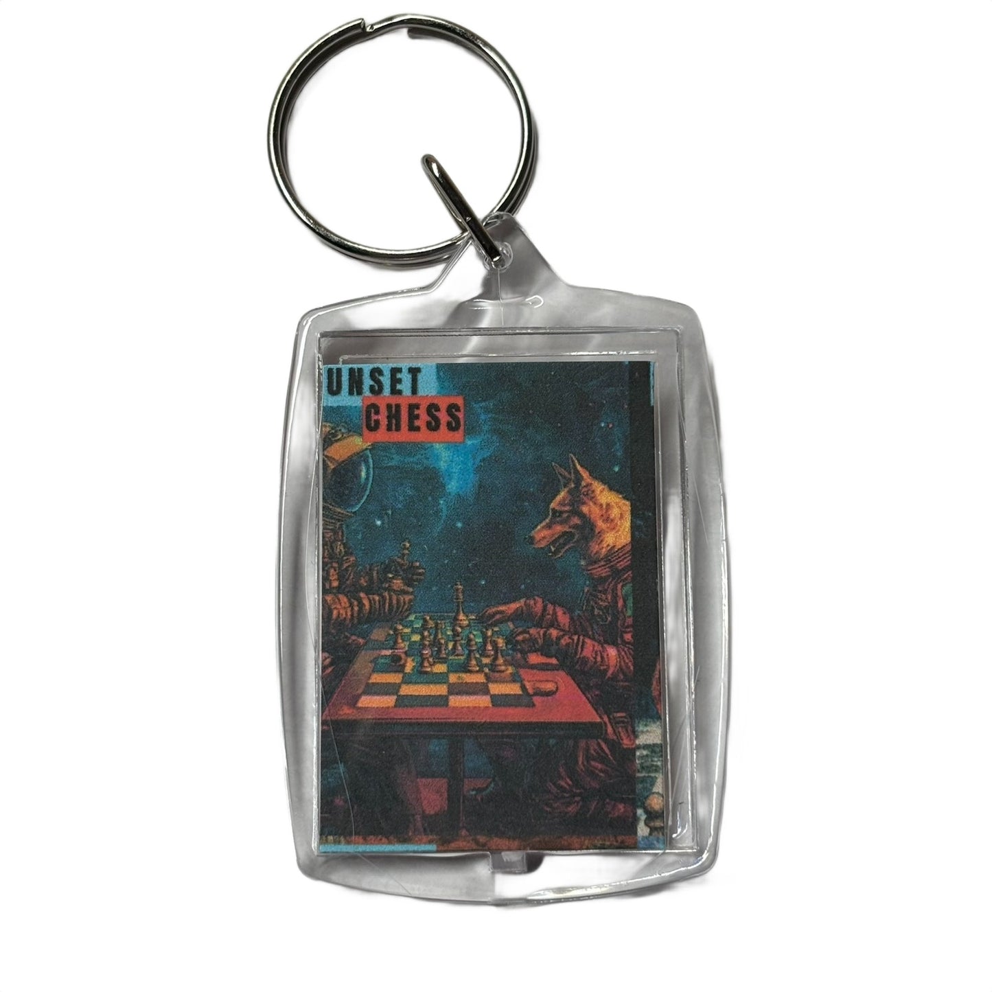 Space Pal - Chess  Photo Keychain