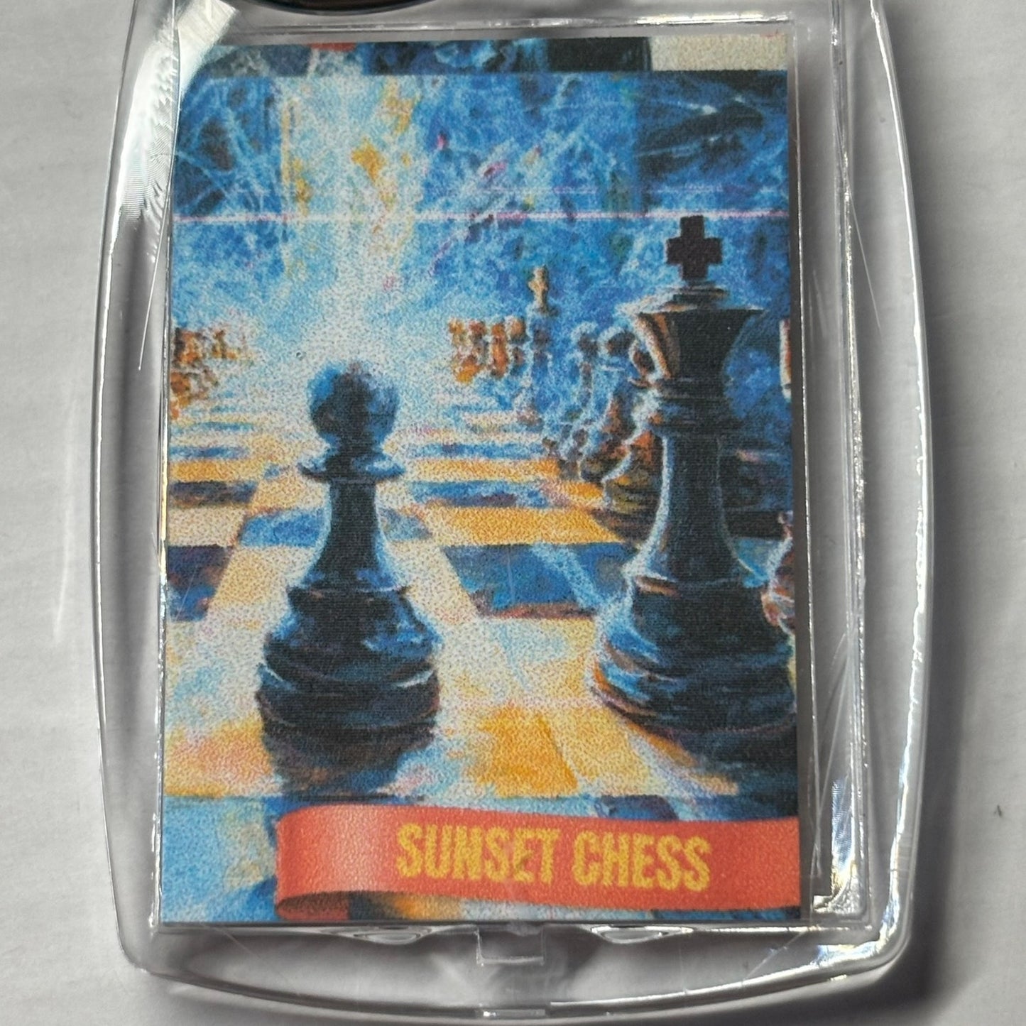 Ice Halls - Chess  Photo Keychain