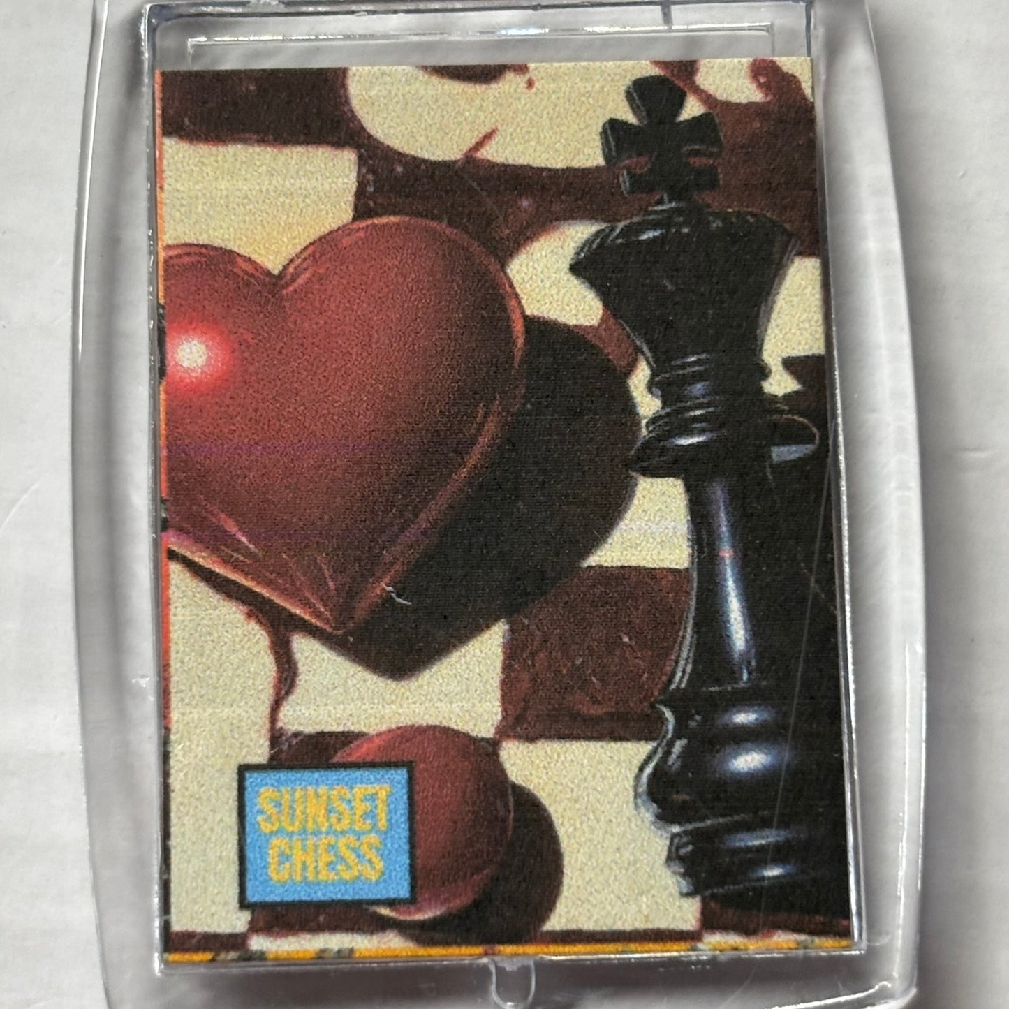 The Heart - Chess  Photo Keychain