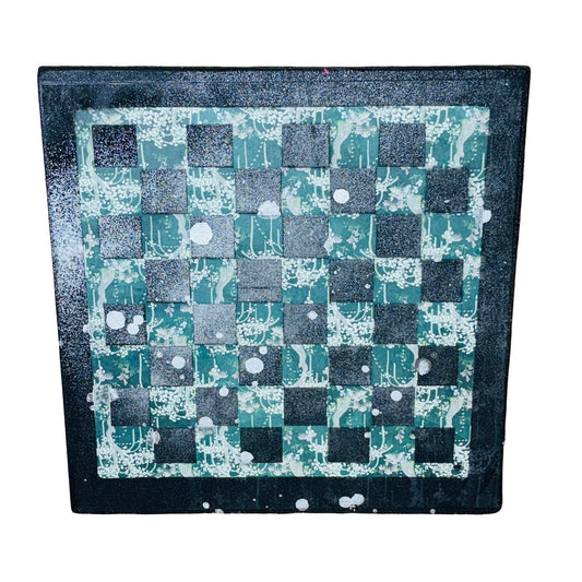 Chrome Mist Green - Scrapbook Chess Board