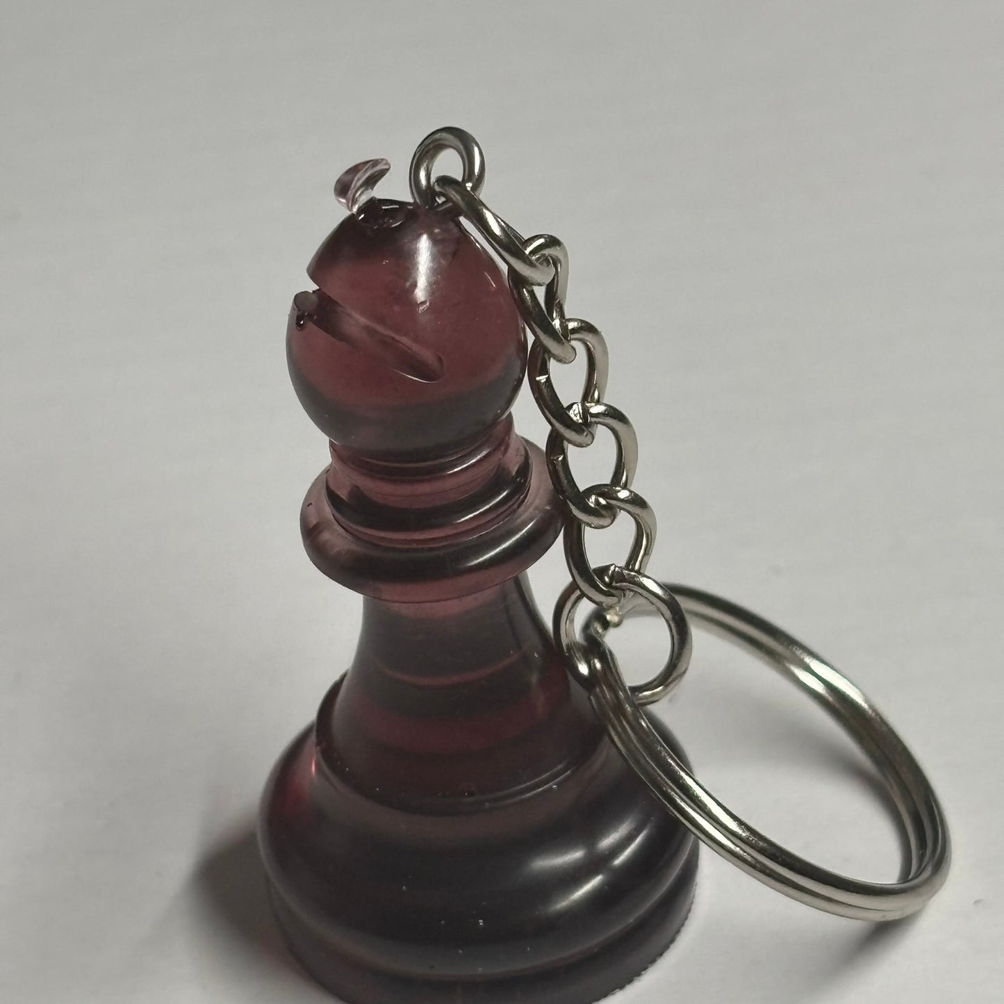 Royal Violet Red Bishop - Handmade Resin Keychain