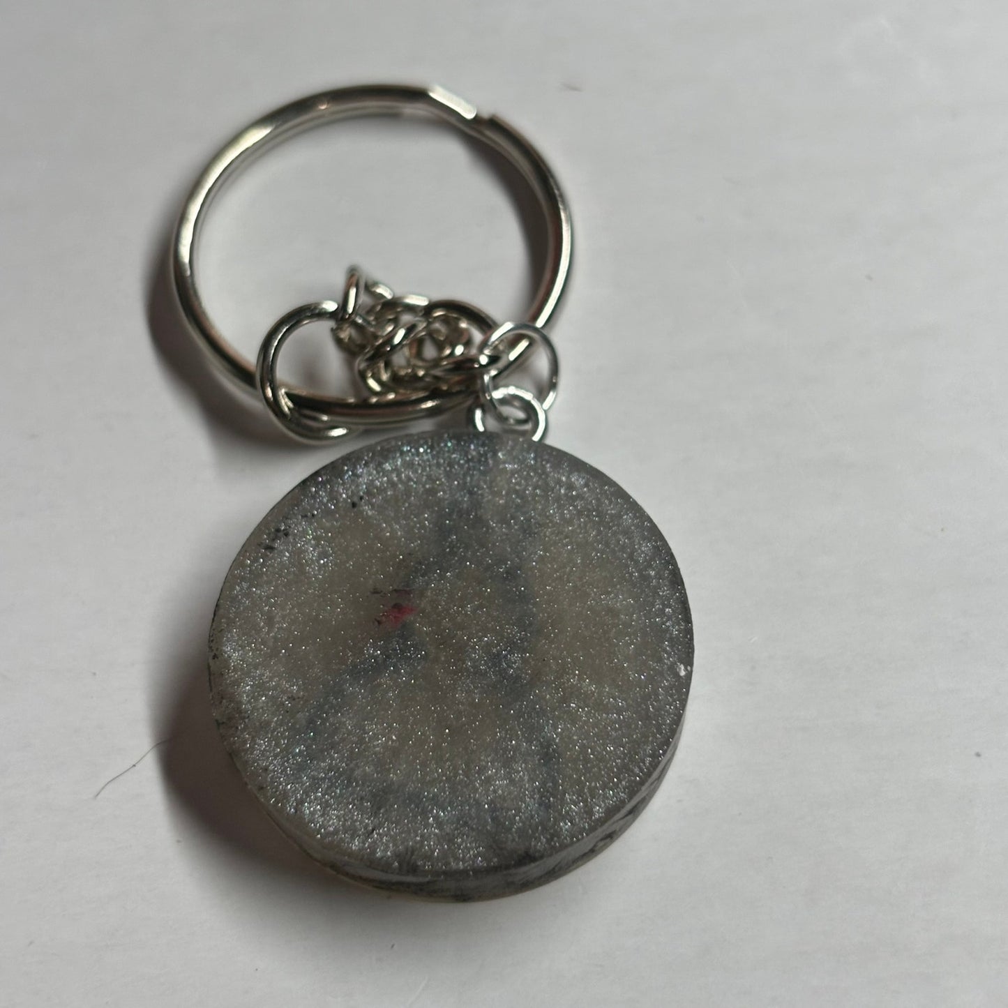 Silver Black Pawn - Handmade Resin Keychain