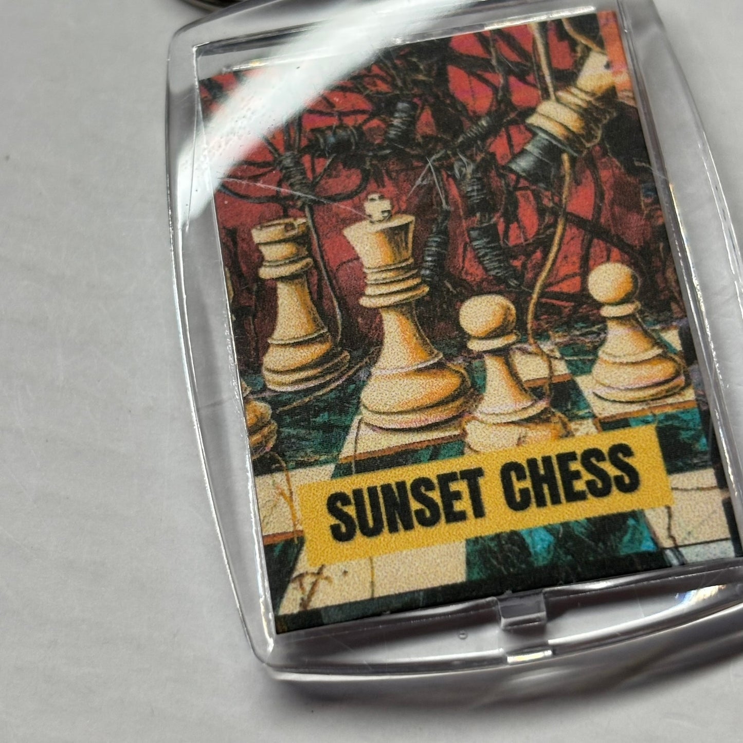 Tapped In - Chess  Photo Keychain