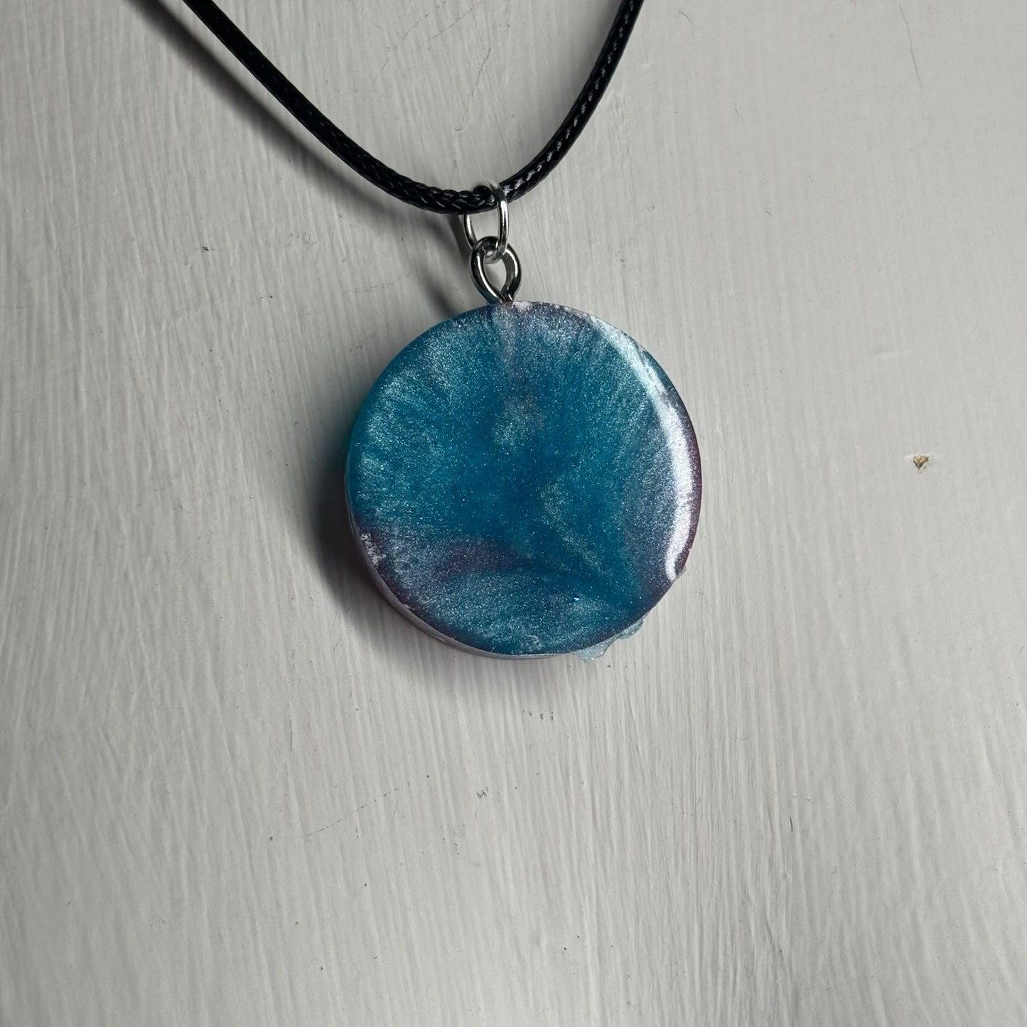 Space Pawn - Handmade Resin Chess Necklace