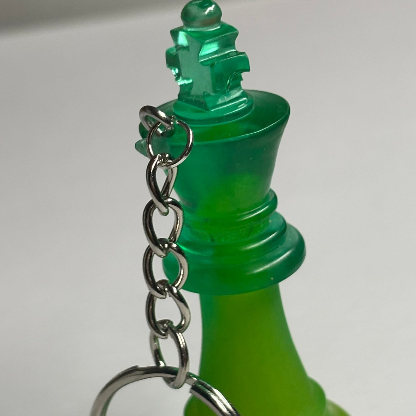 Green Mush King - Handmade Resin Keychain