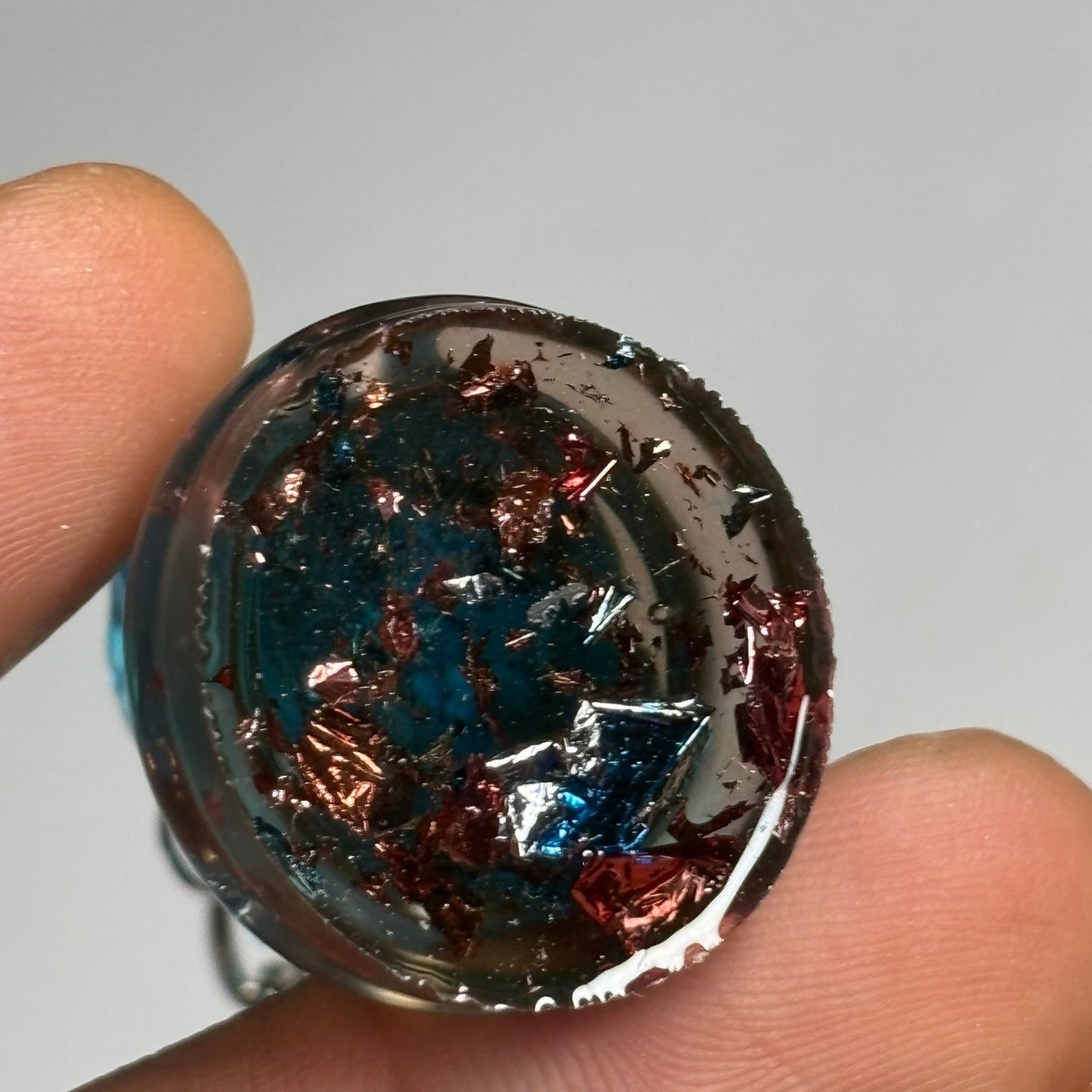 Blue Knight - Handmade Resin Keychain