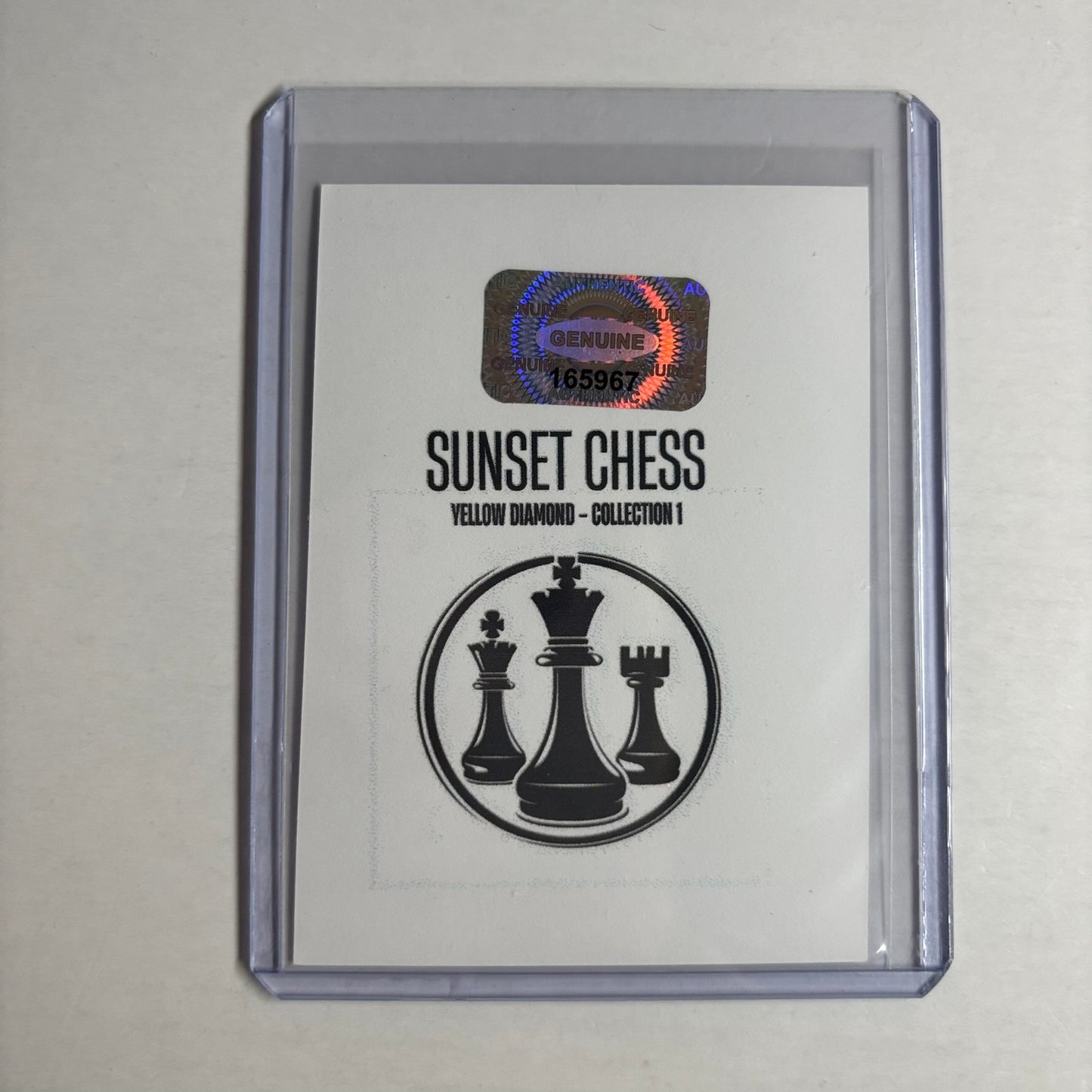 Yellow Diamond Collection 1 - Trading Card
