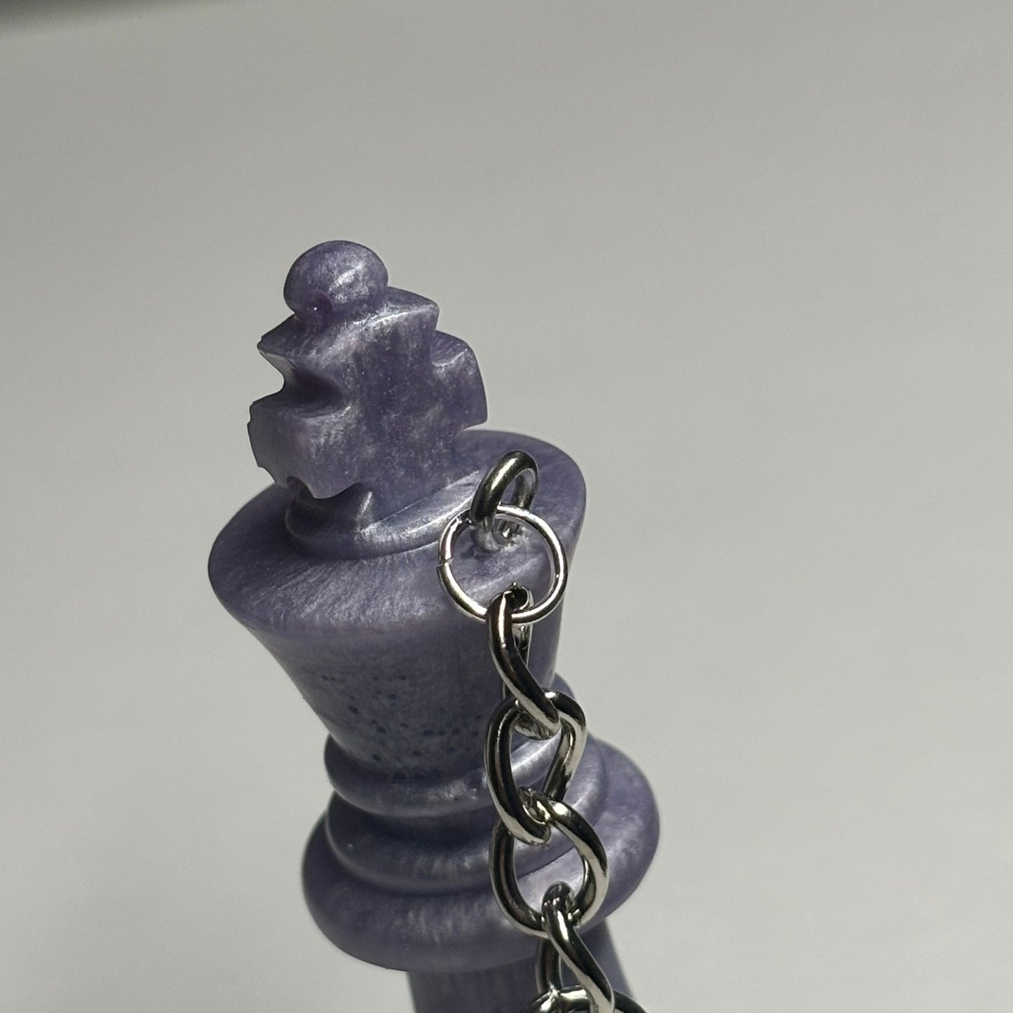 Midnight Purple King - Handmade Resin Keychain