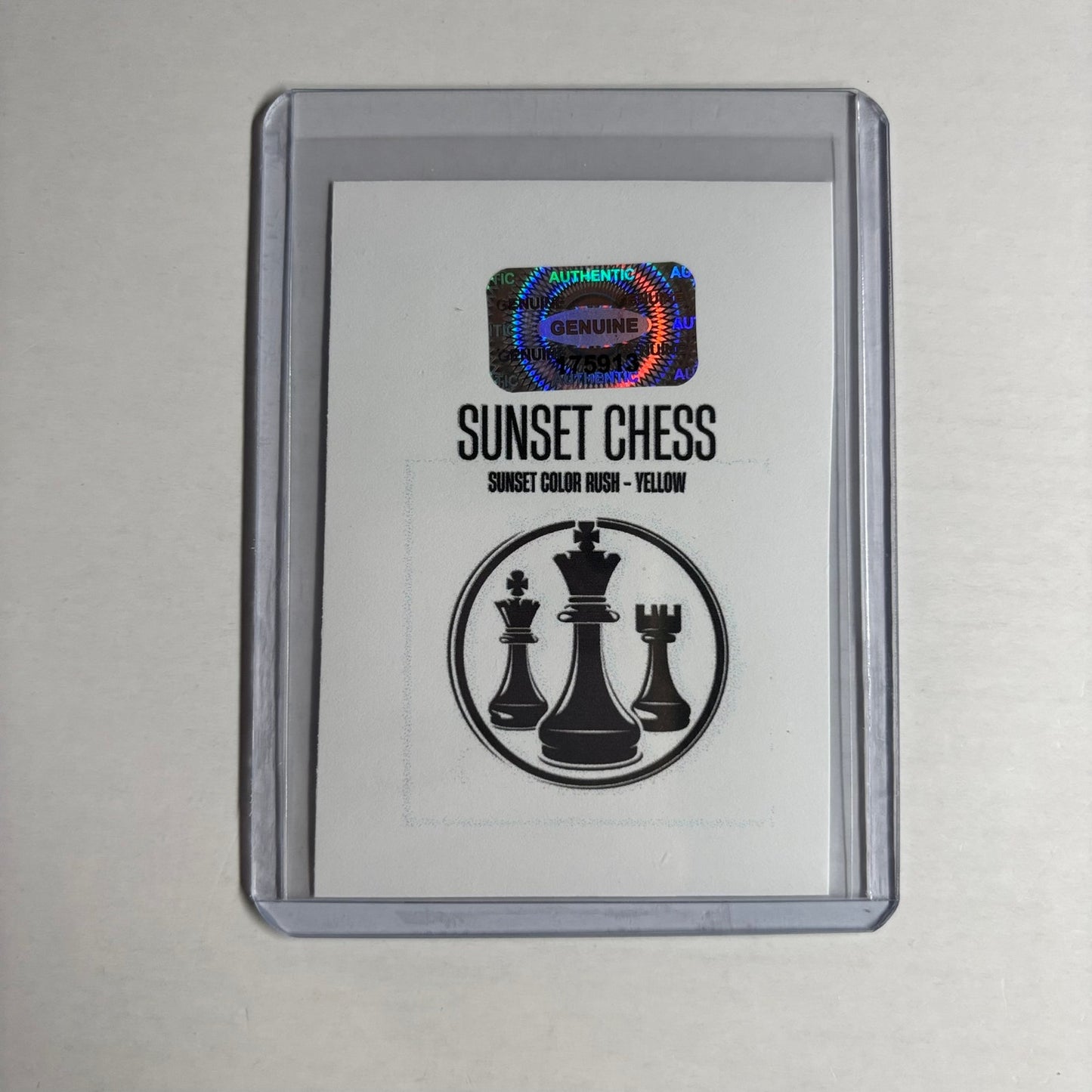 Yellow Collection - Trading Card