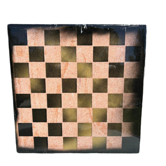 Peach Pink - Resin Coated Chess Board