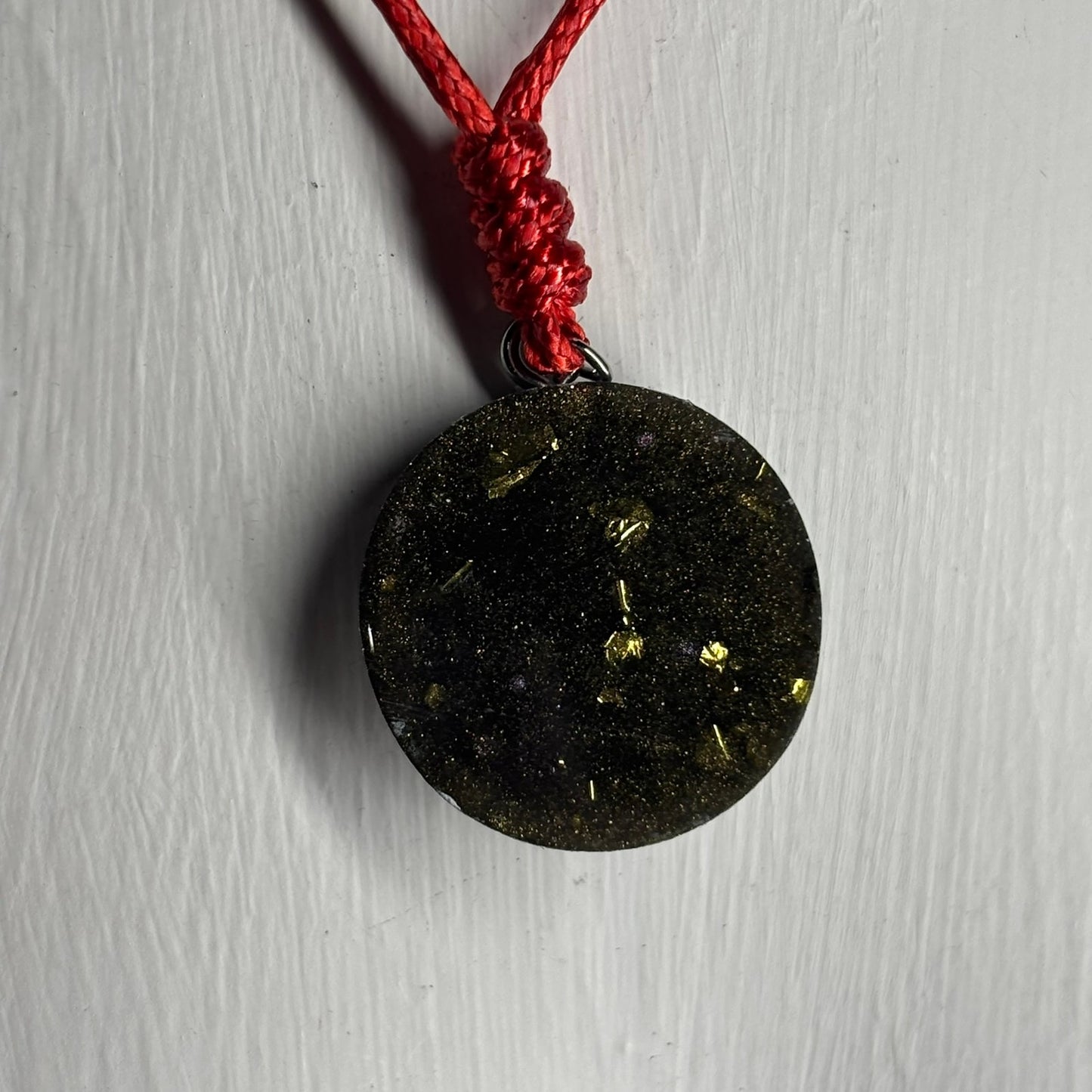 Dark Green Pawn - Handmade Resin Chess Necklace