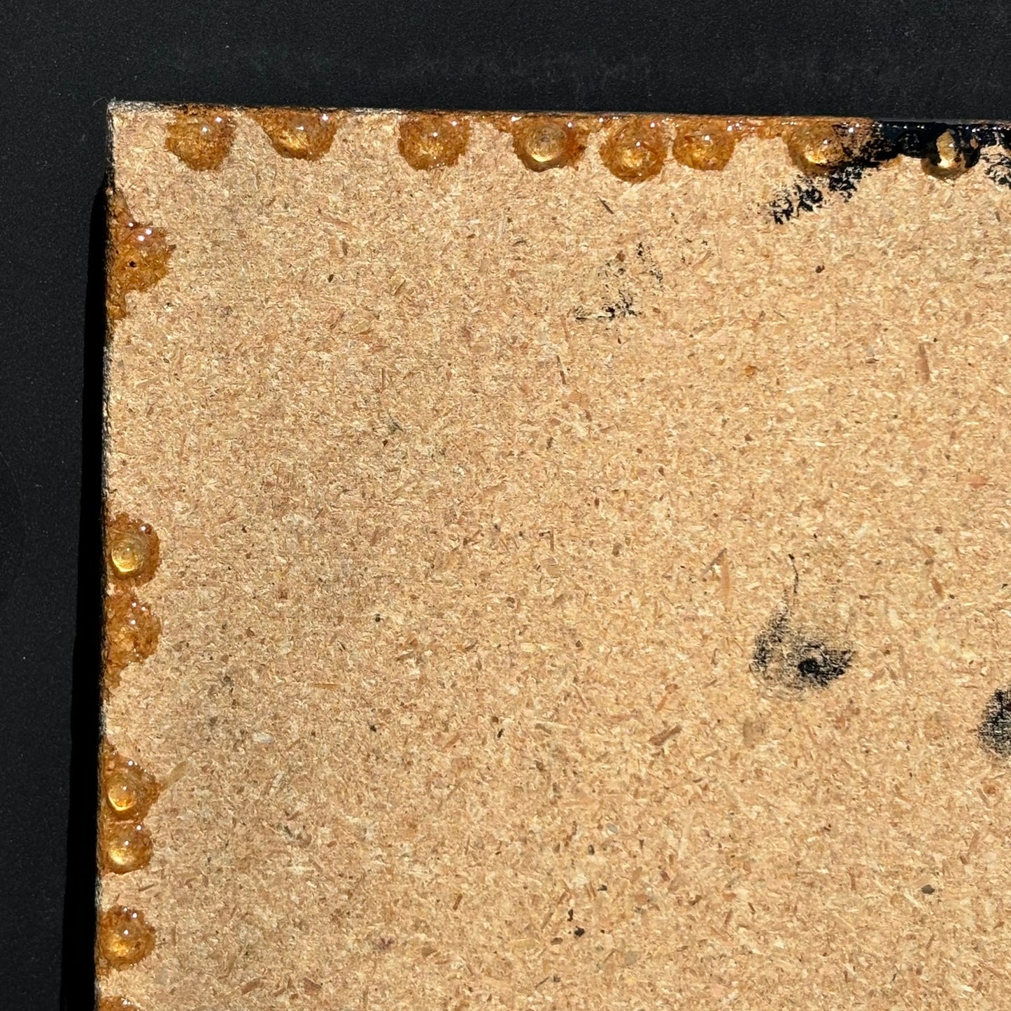 Fading Red Flowers - Resin Coated Chess Board